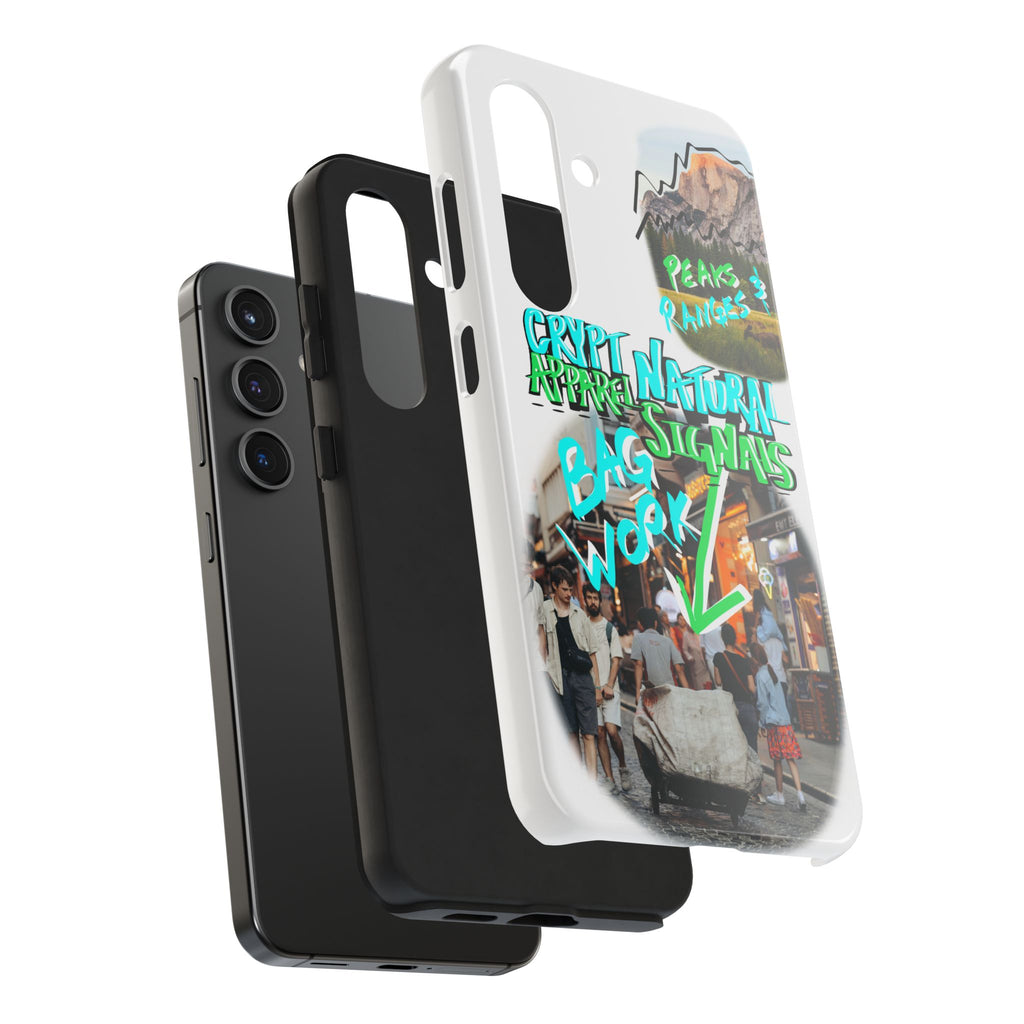 Natural Signals Tough Phone Case — Crypt Apparel Street Collage Design