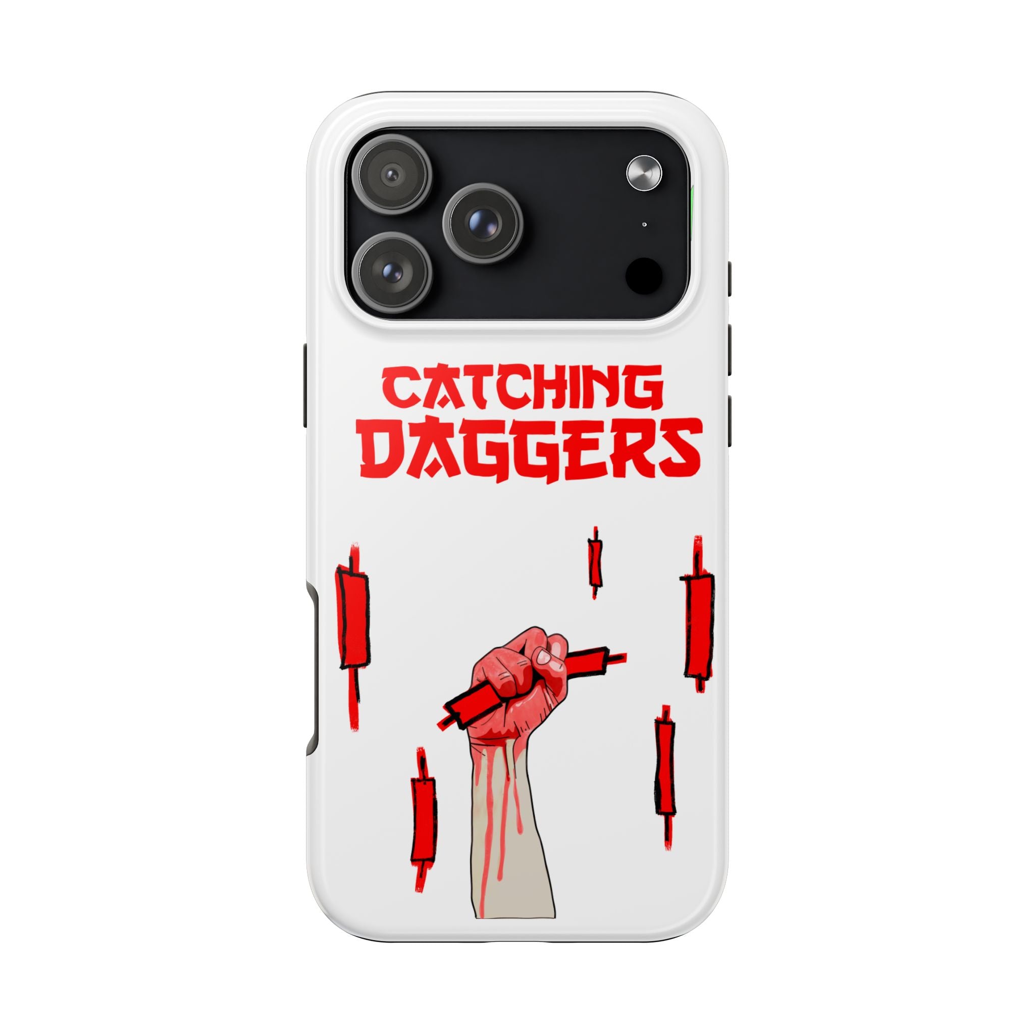 Catching Daggers Tough Phone Case — Crypt Apparel Graphic Protective Cover