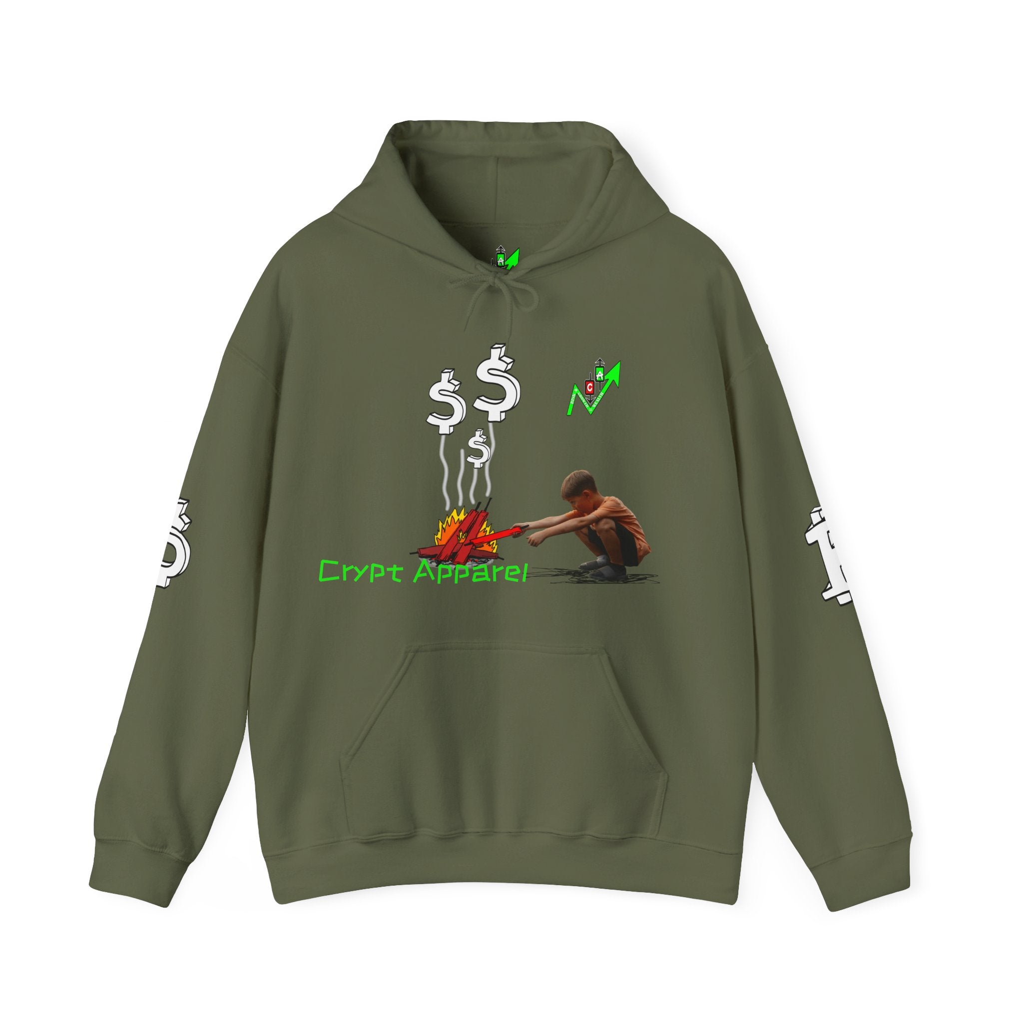 Born This Way Crypto hoodie | Crypt Apparel Bitcoin inspired sweatshirt