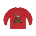 Low Cap Ape Long Sleeve Tee — Crypt Apparel Crypto Graphic