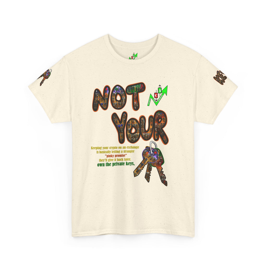 Not Your Keys Graphic Tee — "Crypt Apparel" Statement T-Shirt