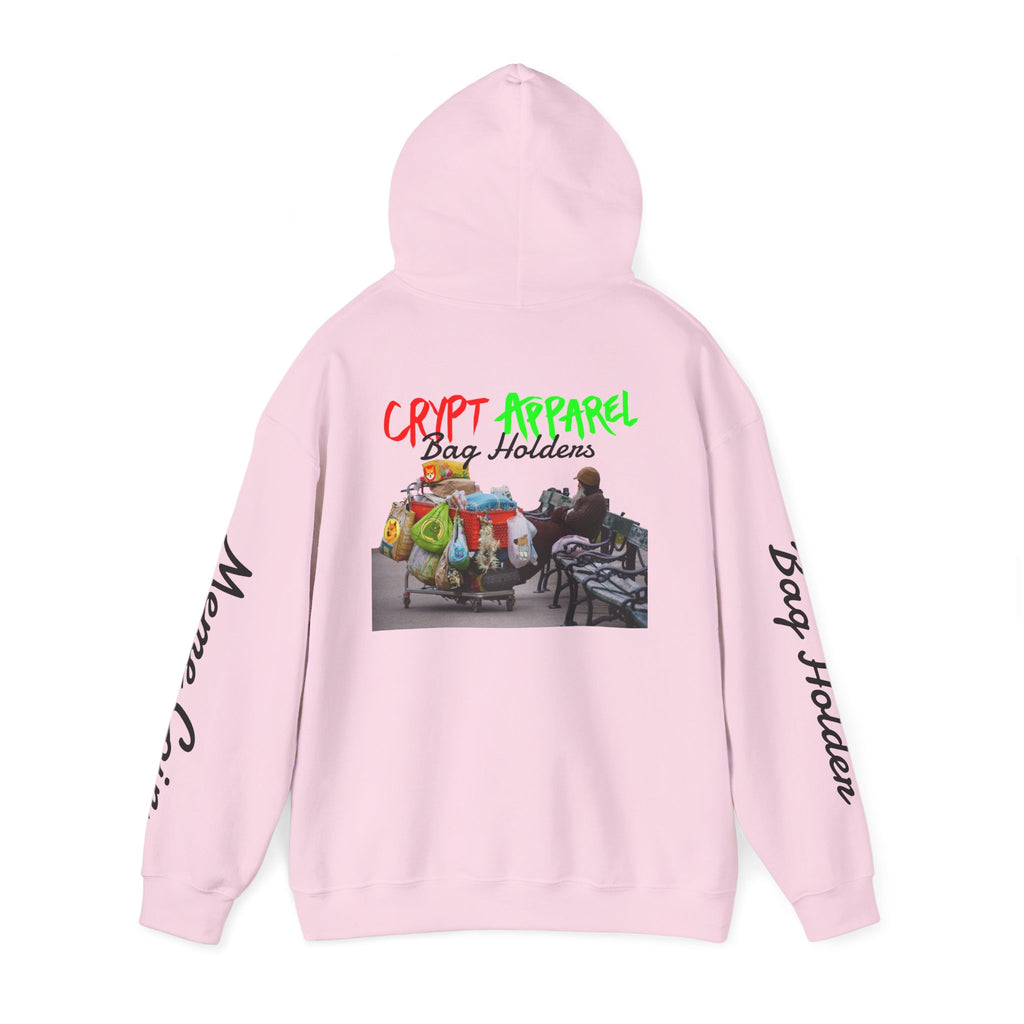 Bag Holders Meme Coin Crypto Hoodie — 'Crypt Apparel' Meme Coin Art