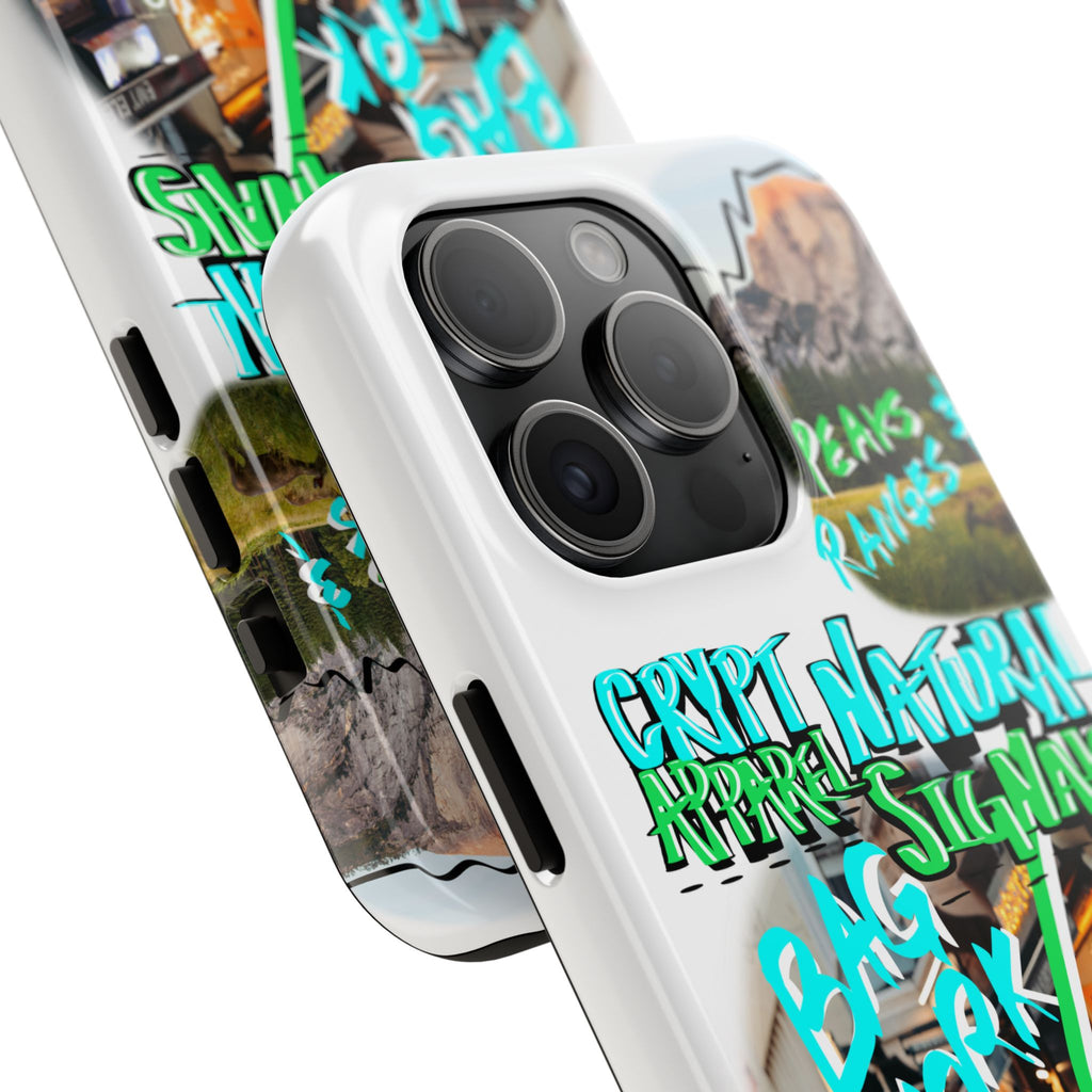 Natural Signals Tough Phone Case — Crypt Apparel Street Collage Design
