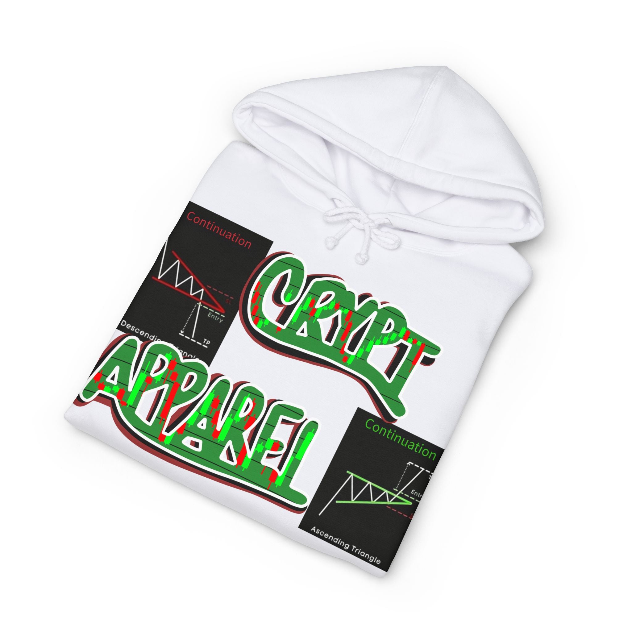 Charted Crypto Hoodie — "Crypt Apparel" Trading Hoodie