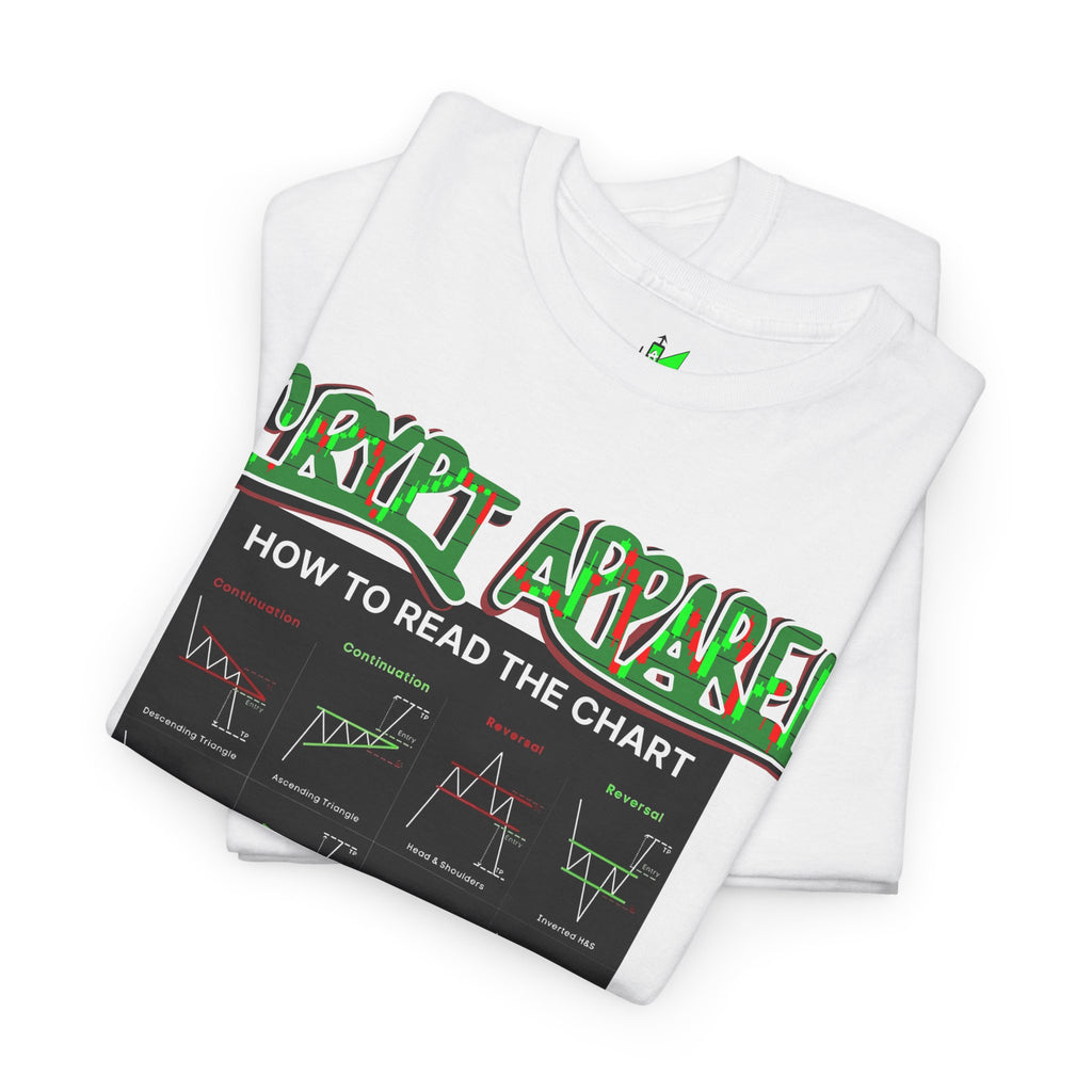 Charted Tee — "Crypt Apparel" Trading Chart Shirt