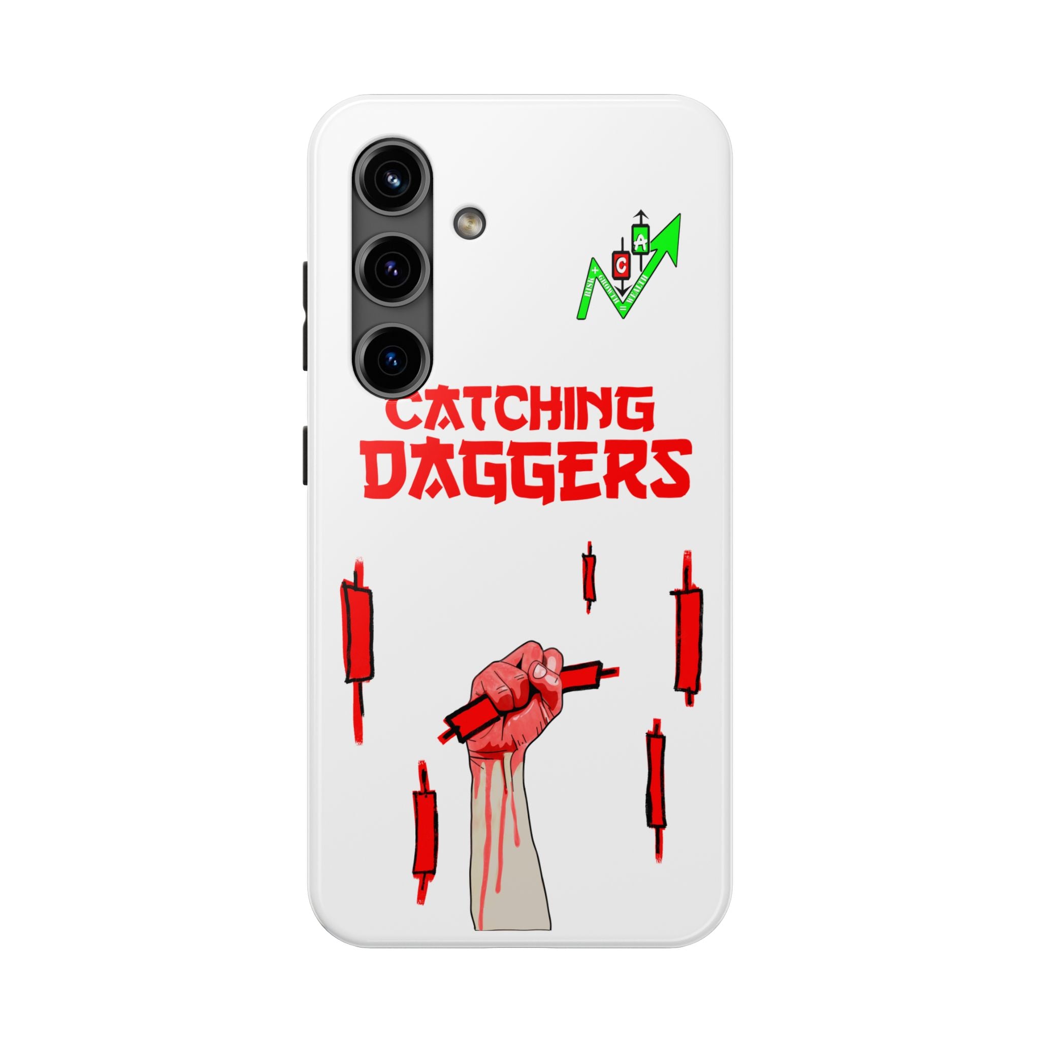 Catching Daggers Tough Phone Case — Crypt Apparel Graphic Protective Cover