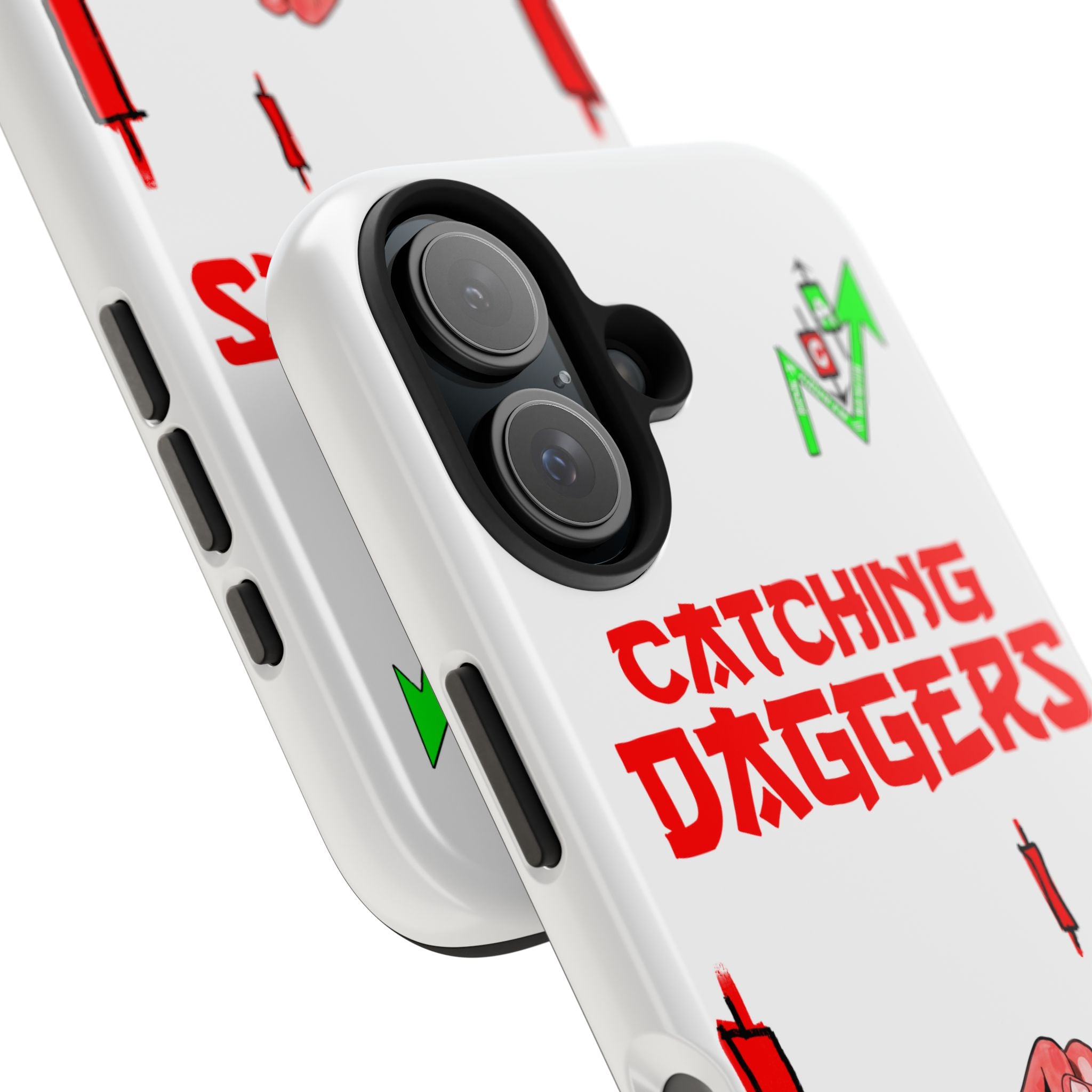 Catching Daggers Tough Phone Case — Crypt Apparel Graphic Protective Cover
