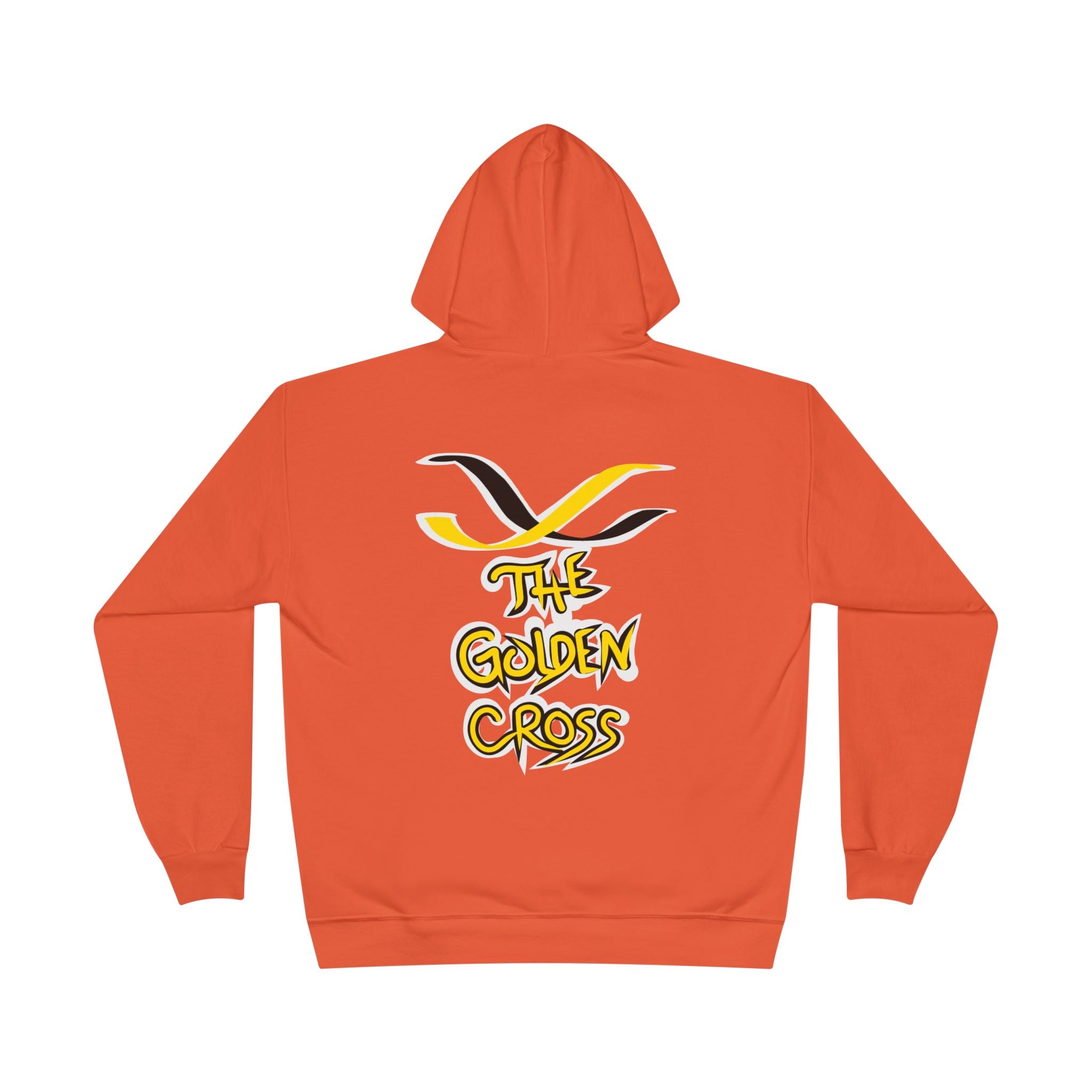 Golden Cross Bull Market Hoodie — 'Crypt Apparel' Crypto Trading Graphic Pullover