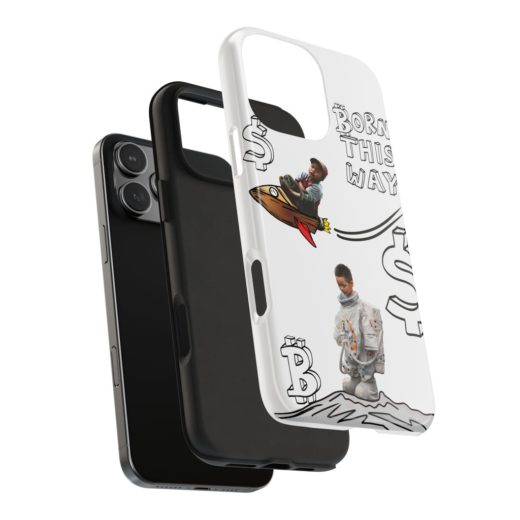 Born This Way Phone Case — "Crypt Apparel" Crypto Protective Case