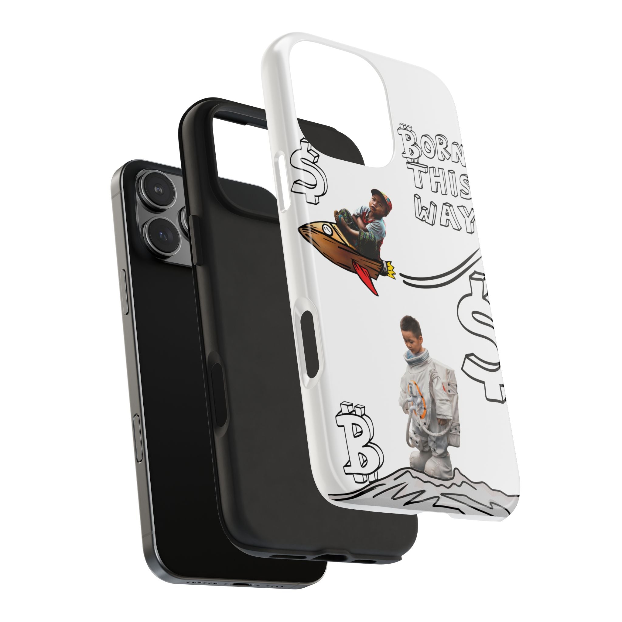 Born This Way Phone Case — "Crypt Apparel" Crypto Protective Case