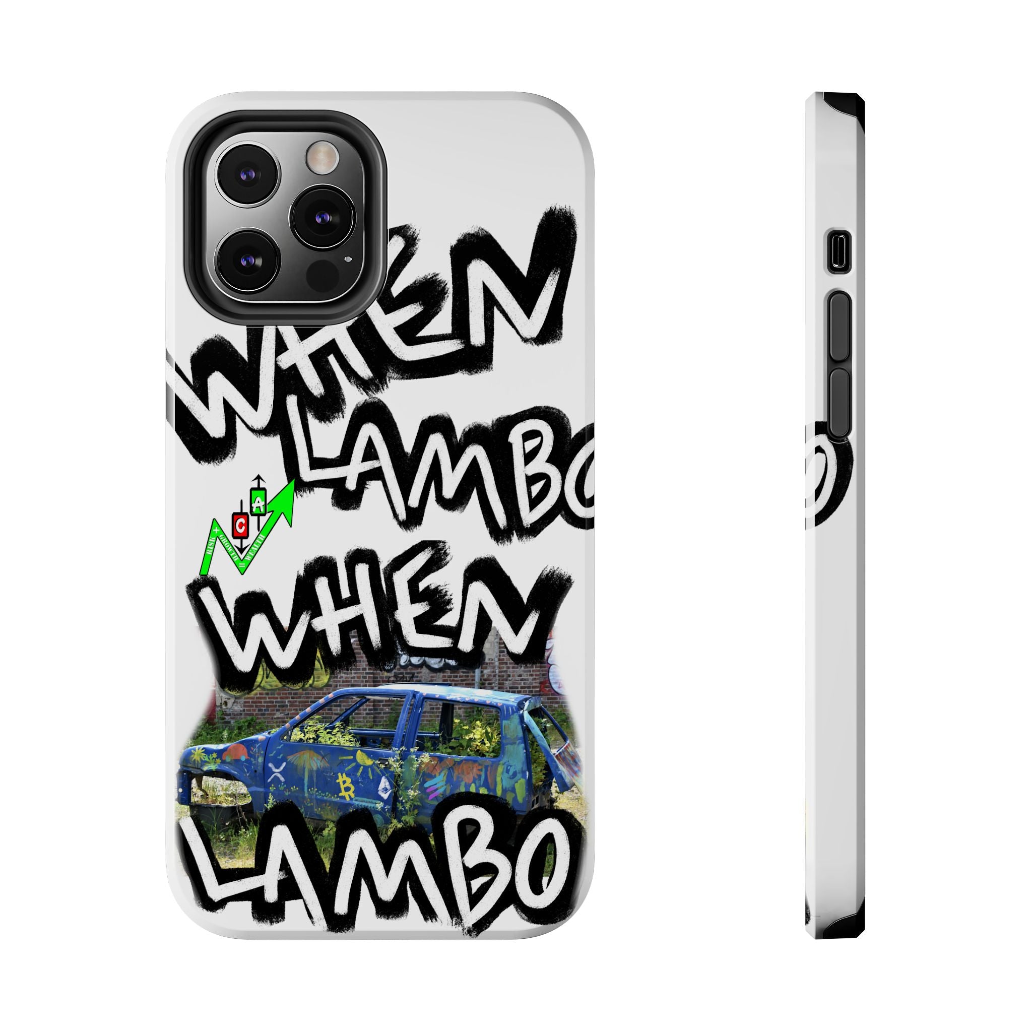 When Lambo Art Phone Case — Crypto Meme Tough Phone Case