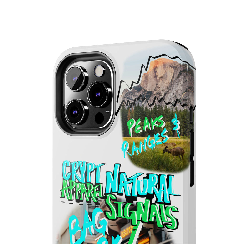 Natural Signals Tough Phone Case — Crypt Apparel Street Collage Design