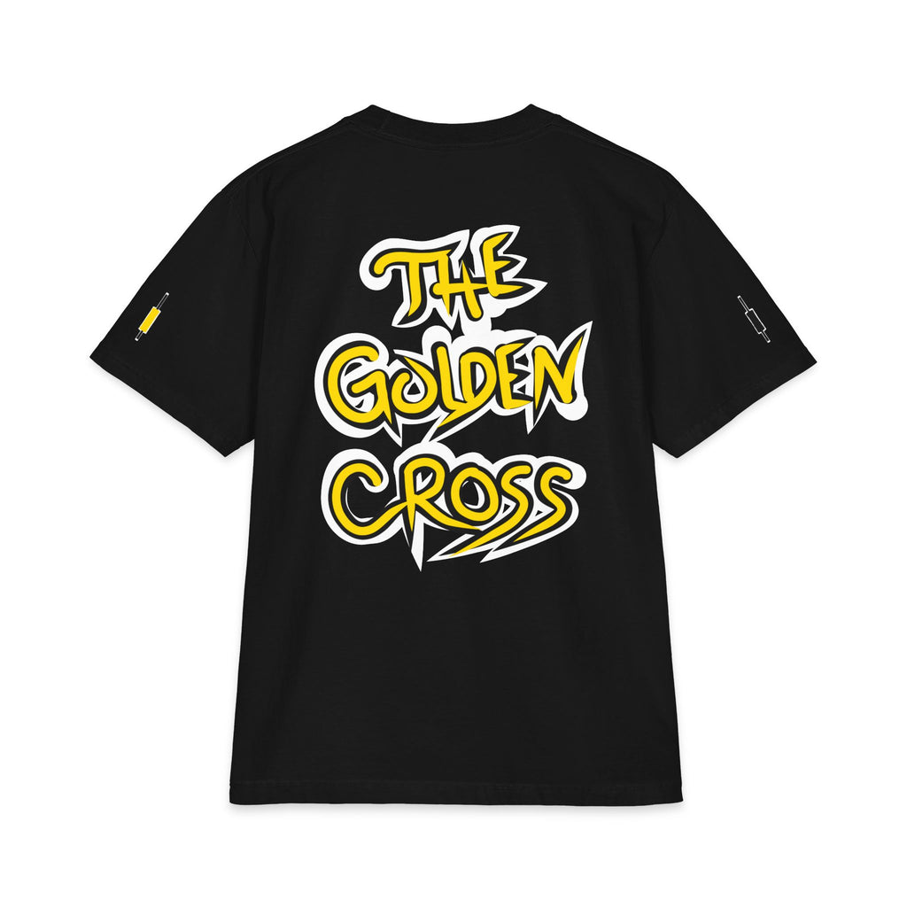 Golden Cross Bull Market T-Shirt — Crypt Apparel Est. 2021 Graphic Tee