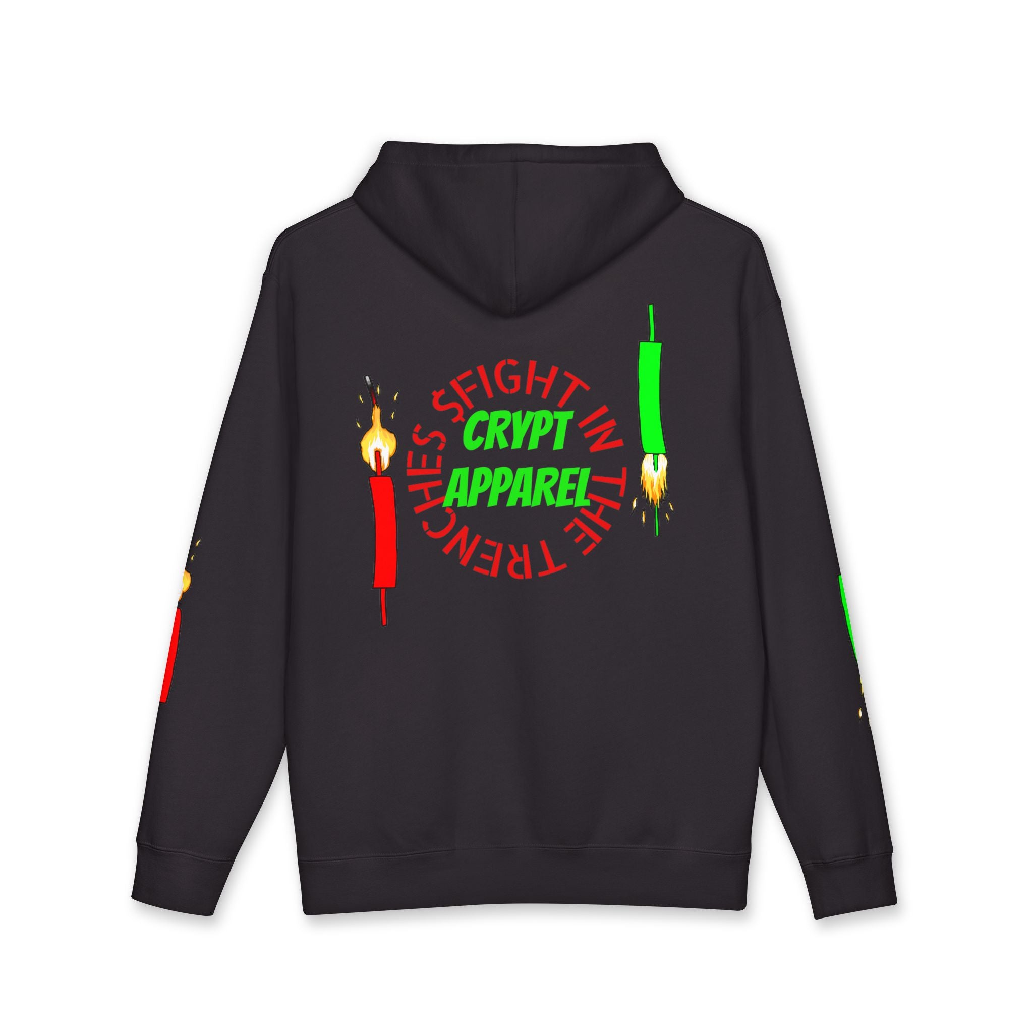 The Trenches Hoodie — 'Crypt Apparel' Graphic Hooded Sweatshirt
