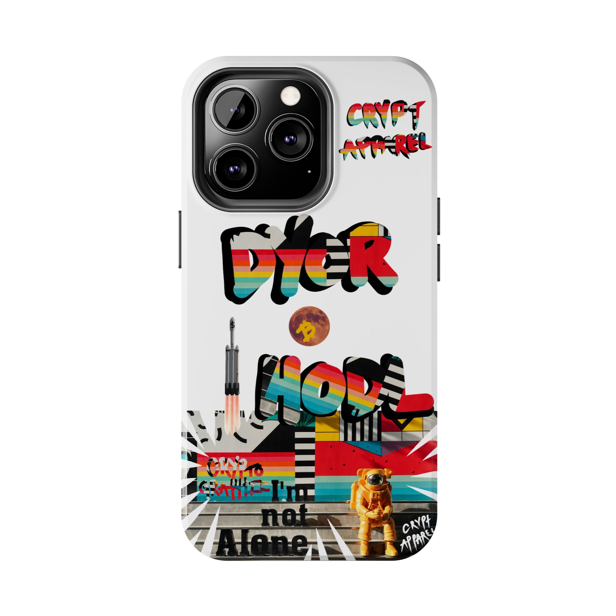 Urban Jungle Tough Phone Case — Crypt Apparel Collage Protective Cover