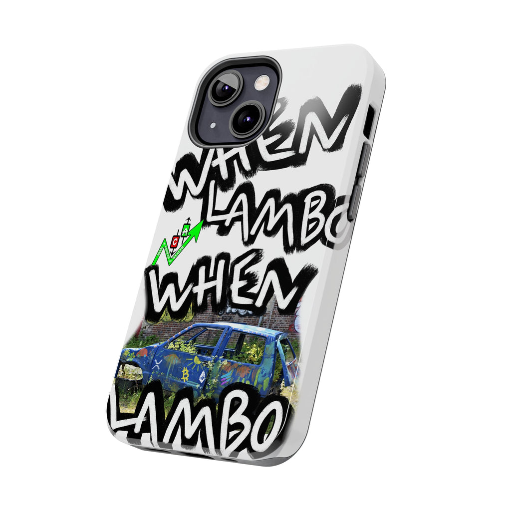 When Lambo Art Phone Case — Crypto Meme Tough Phone Case