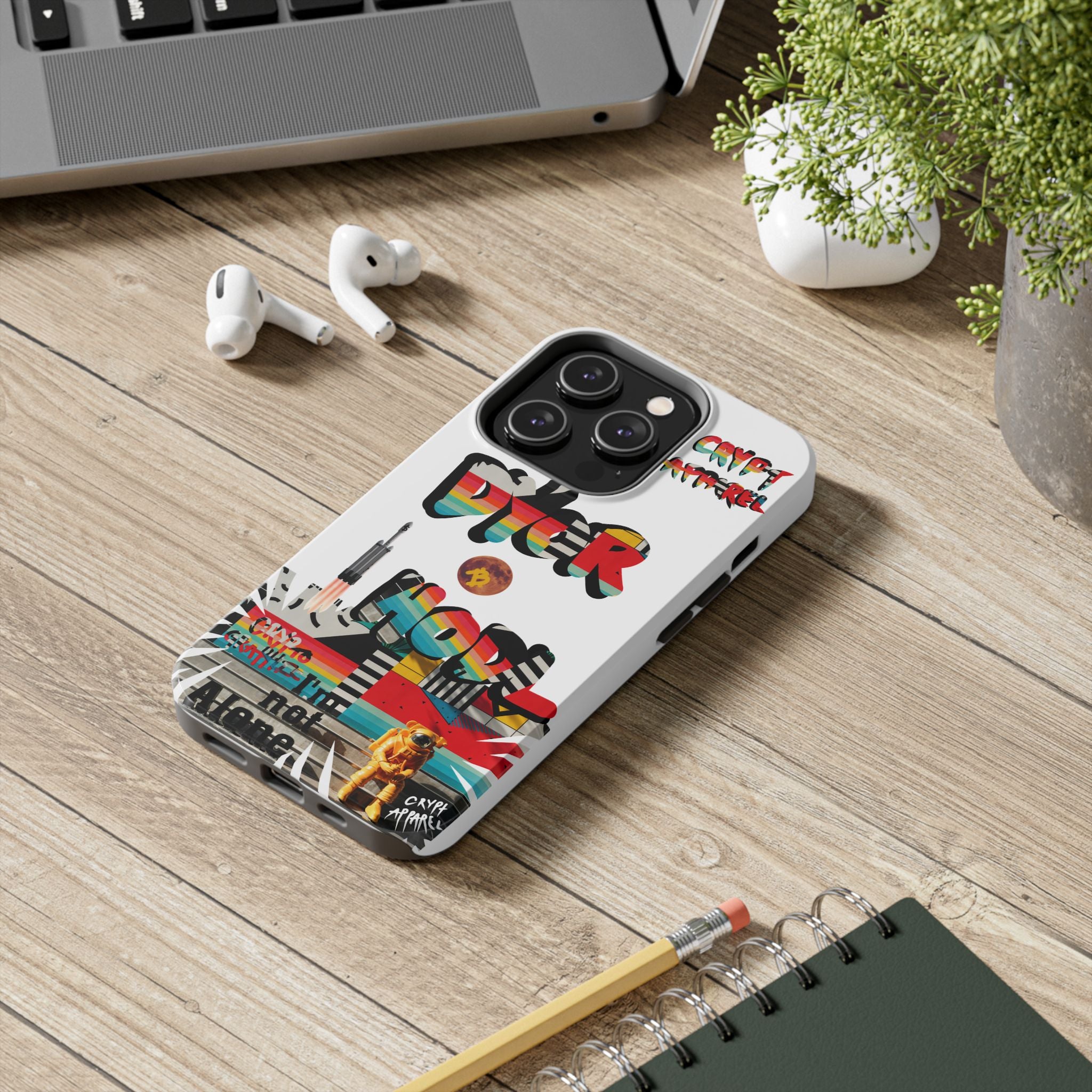 Urban Jungle Tough Phone Case — Crypt Apparel Collage Protective Cover