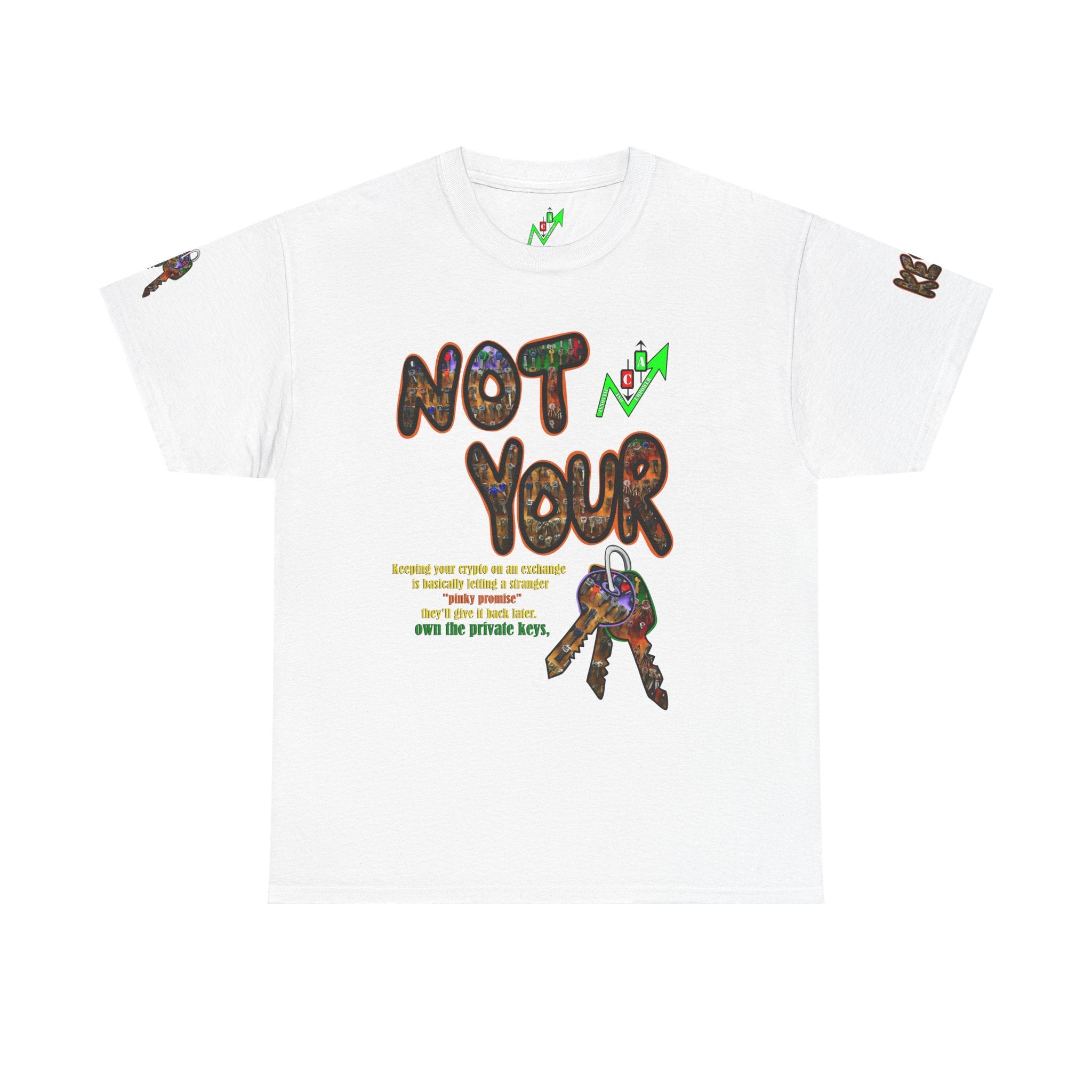 Not Your Keys Graphic Tee — "Crypt Apparel" Statement T-Shirt