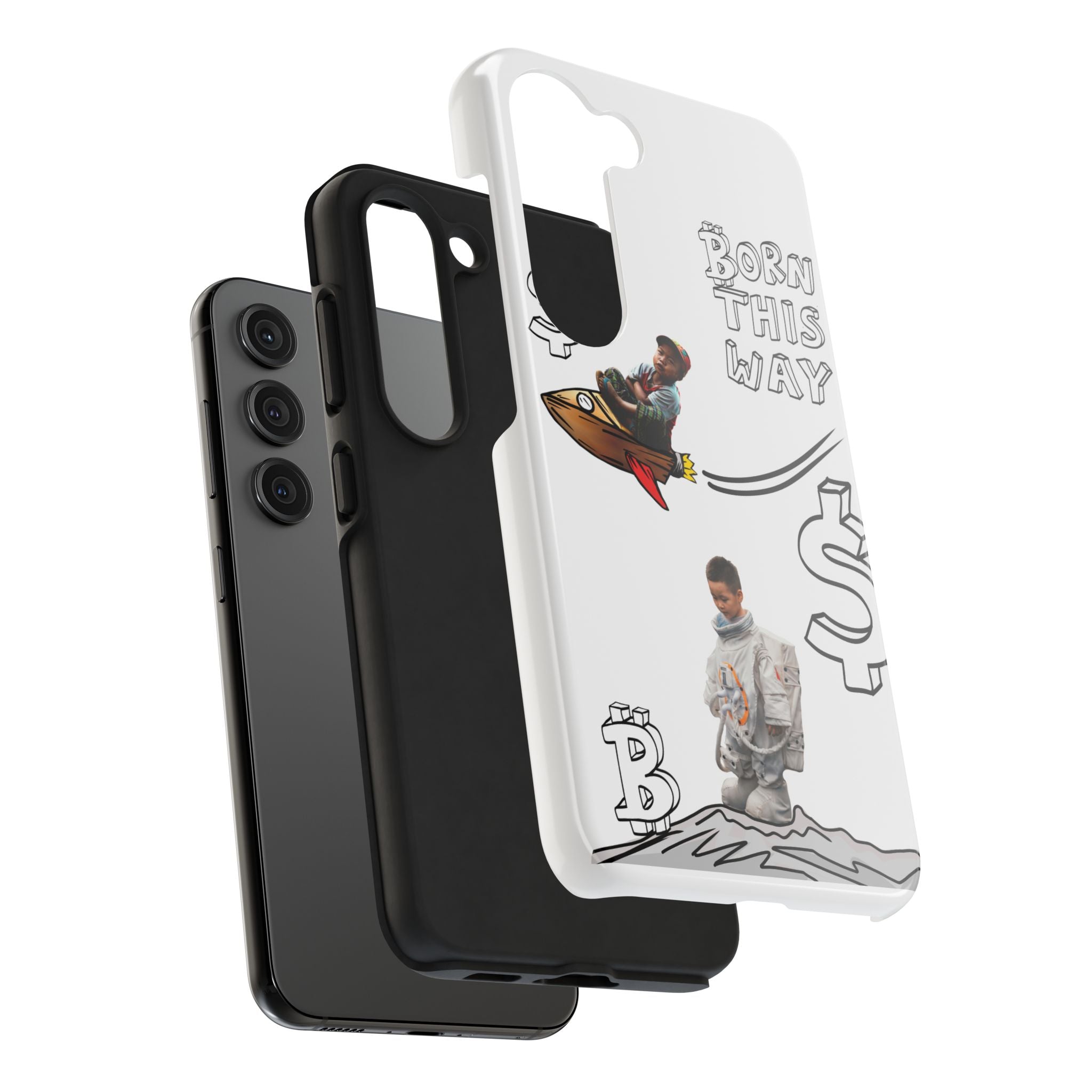 Born This Way Phone Case — "Crypt Apparel" Crypto Protective Case