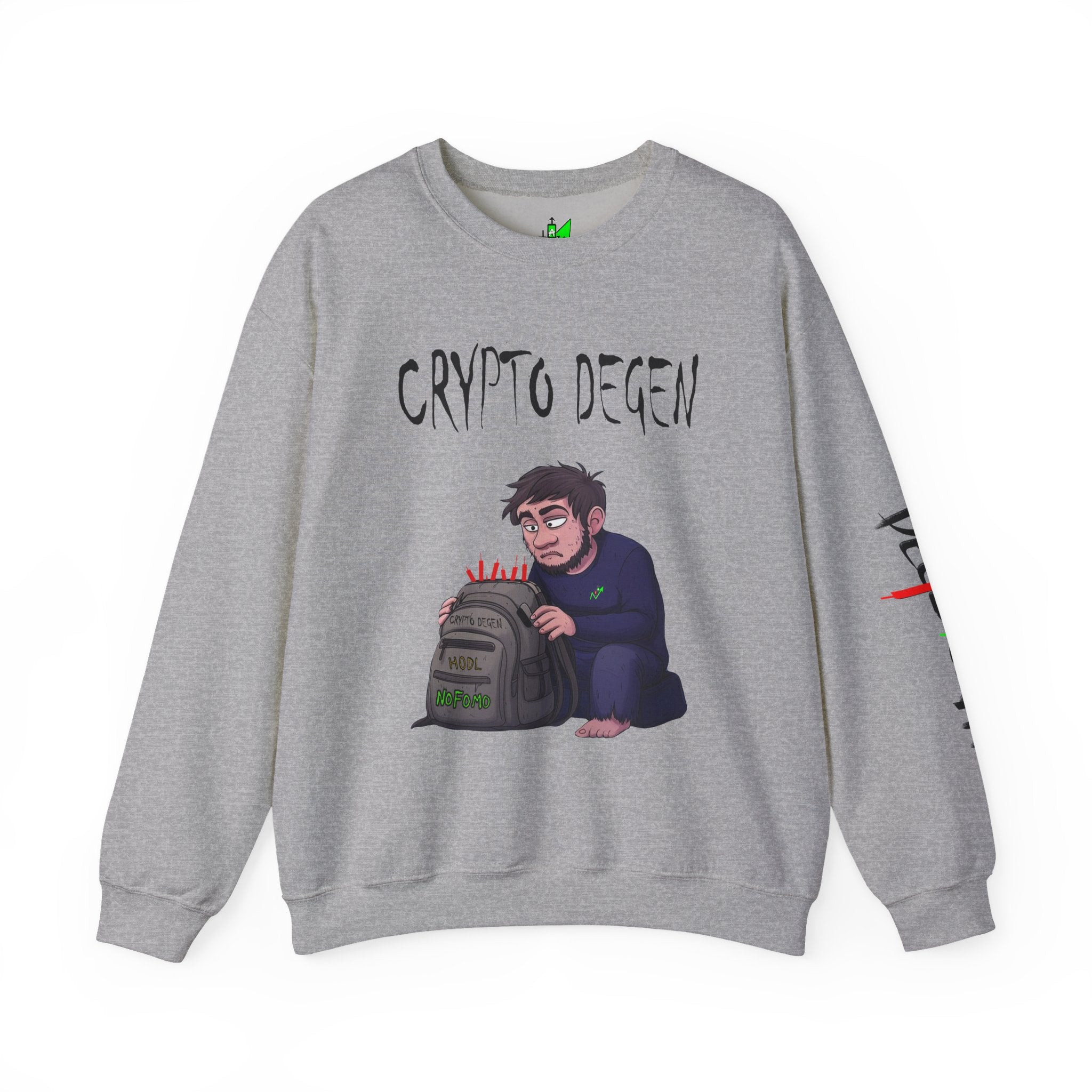 Crypto Degen Crewneck | Crypt Apparel