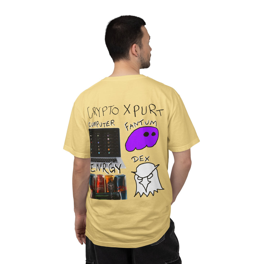 Crypto Meme T-Shirt — 'Meme Coin' Hand-Drawn Crypto Art Tee