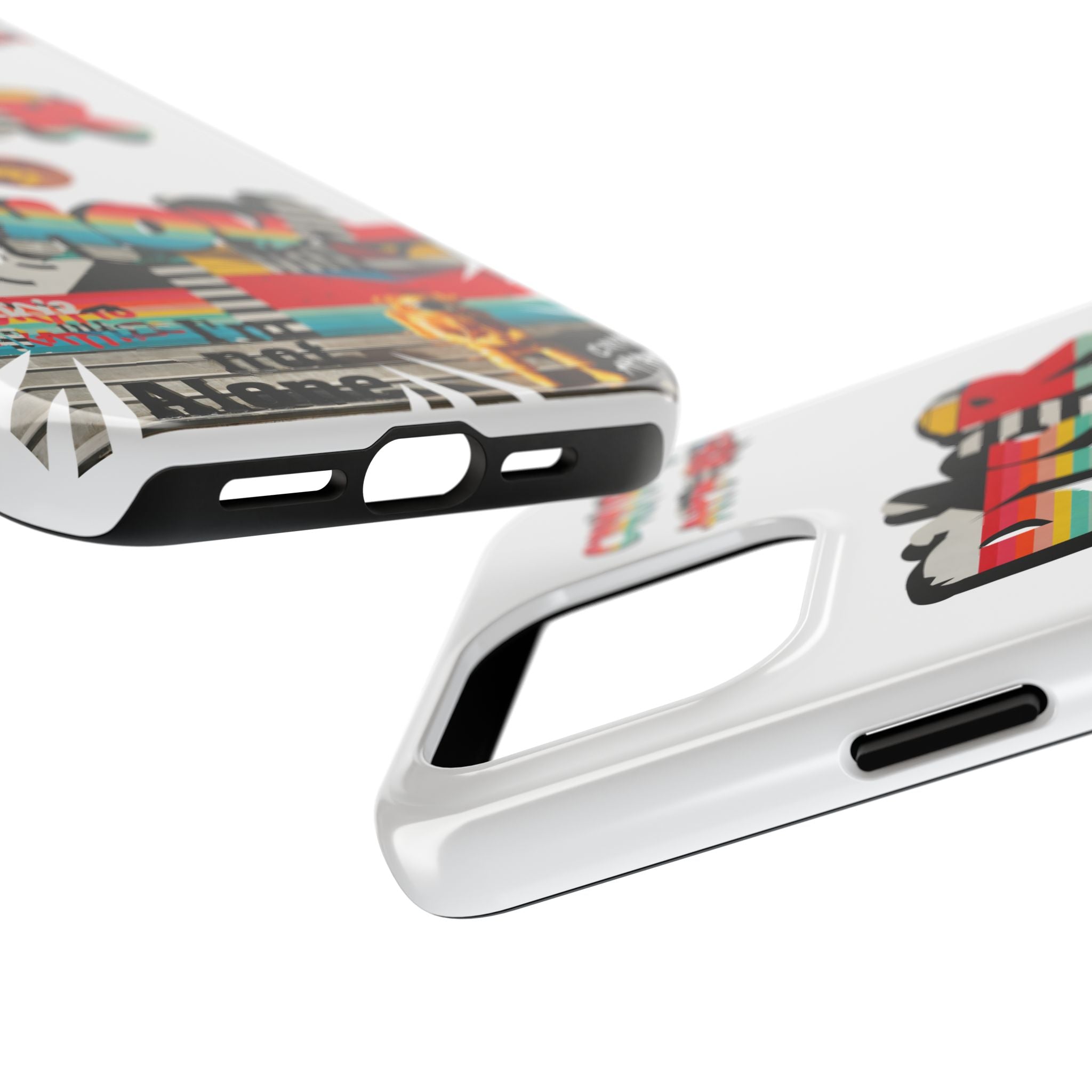 Urban Jungle Tough Phone Case — Crypt Apparel Collage Protective Cover