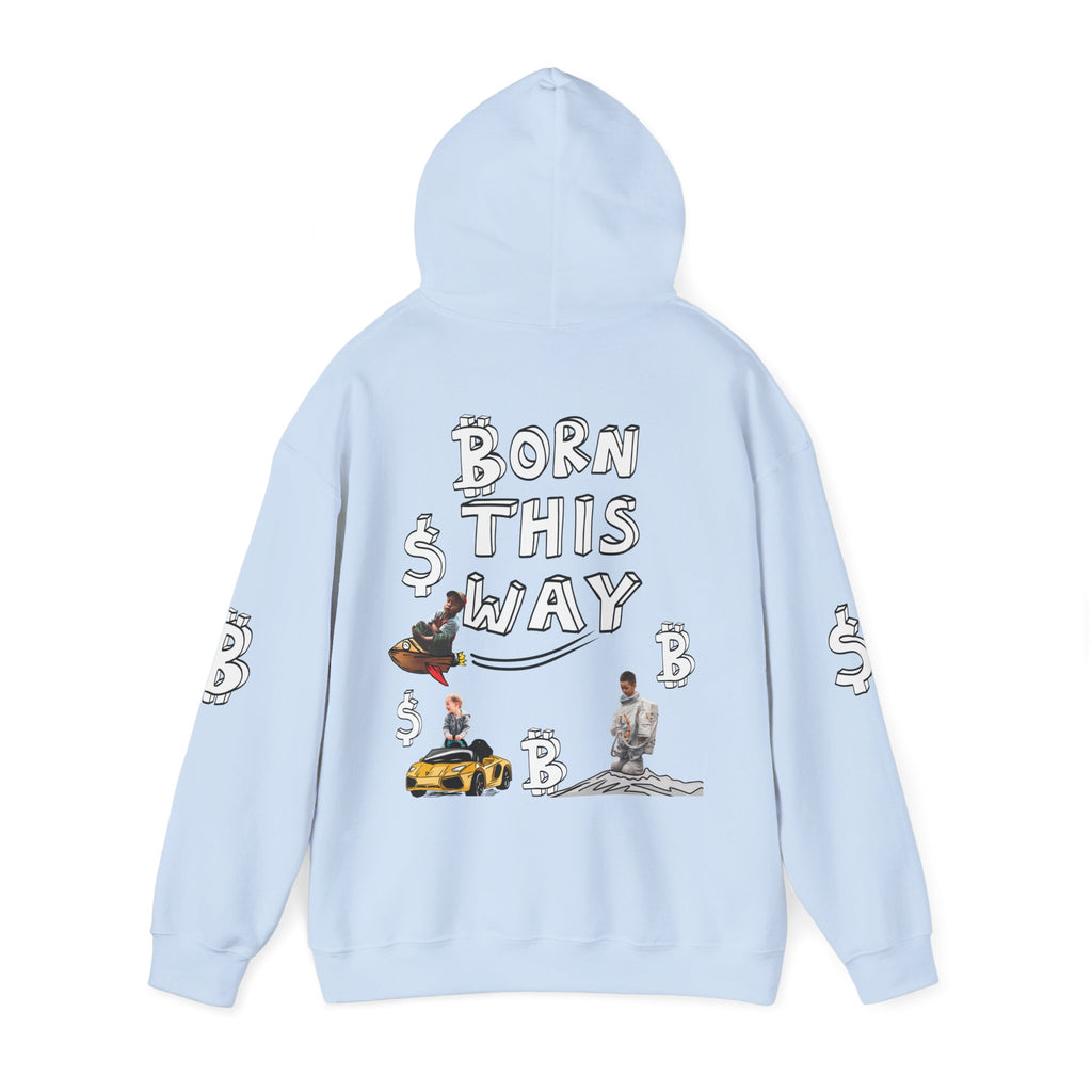 Born This Way Crypto hoodie | Crypt Apparel Bitcoin inspired sweatshirt
