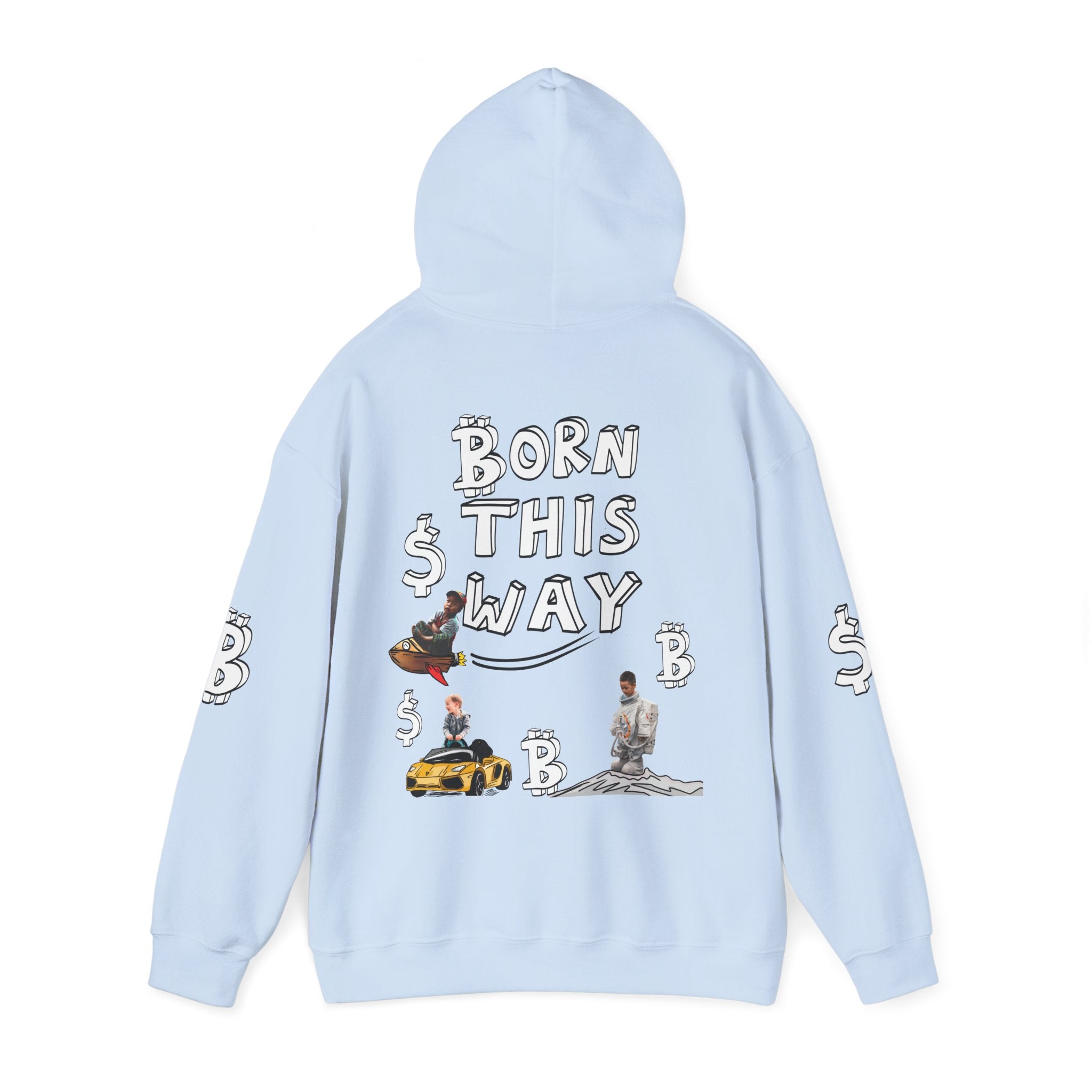 Born This Way Crypto hoodie | Crypt Apparel Bitcoin inspired sweatshirt