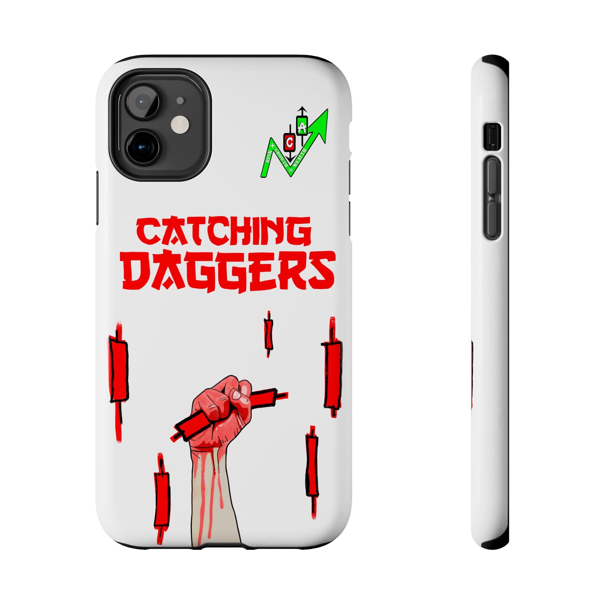 Catching Daggers Tough Phone Case — Crypt Apparel Graphic Protective Cover