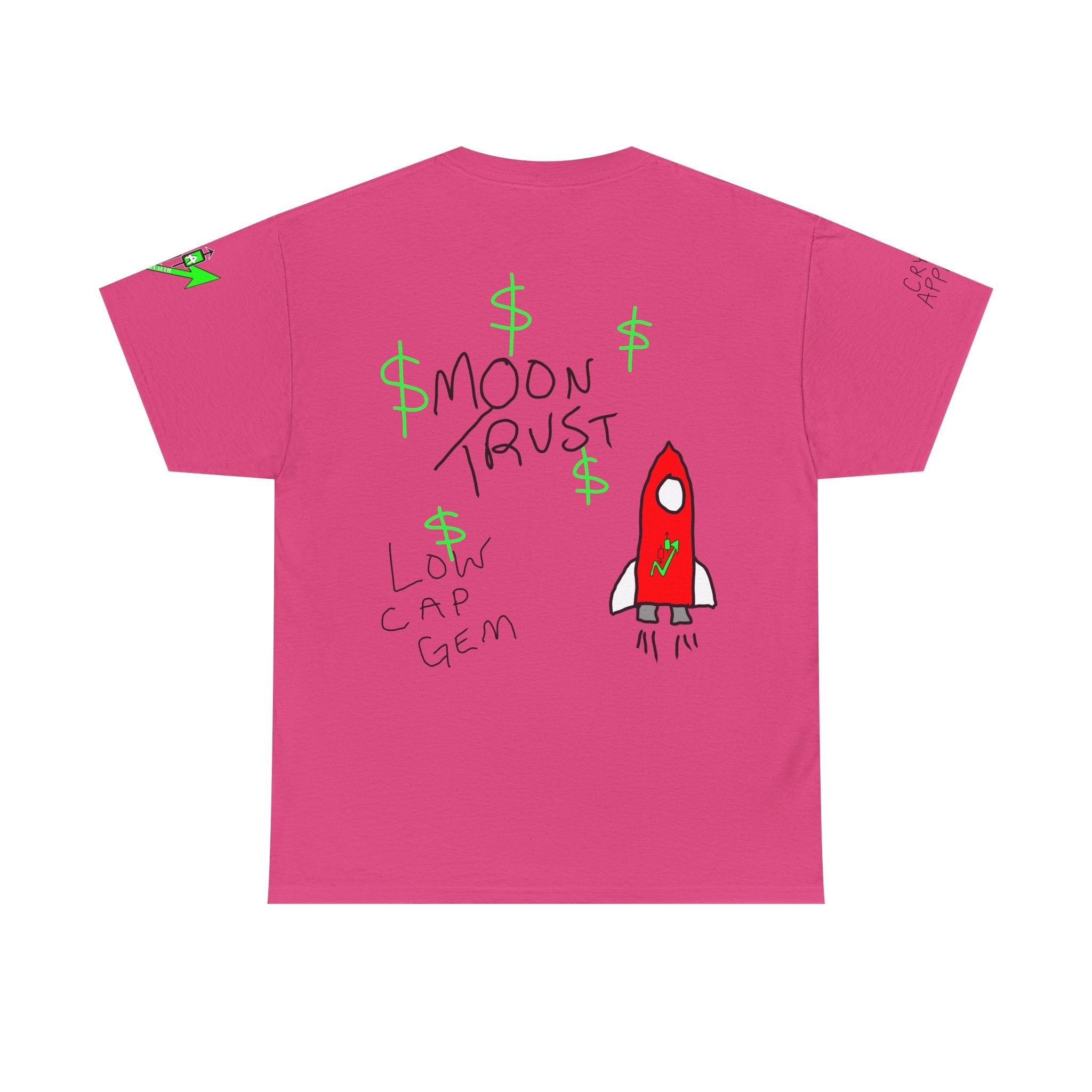 Crypto on Clarence Tee — "Crypt Apparel" / "crypto illiterate" Graphic Shirt