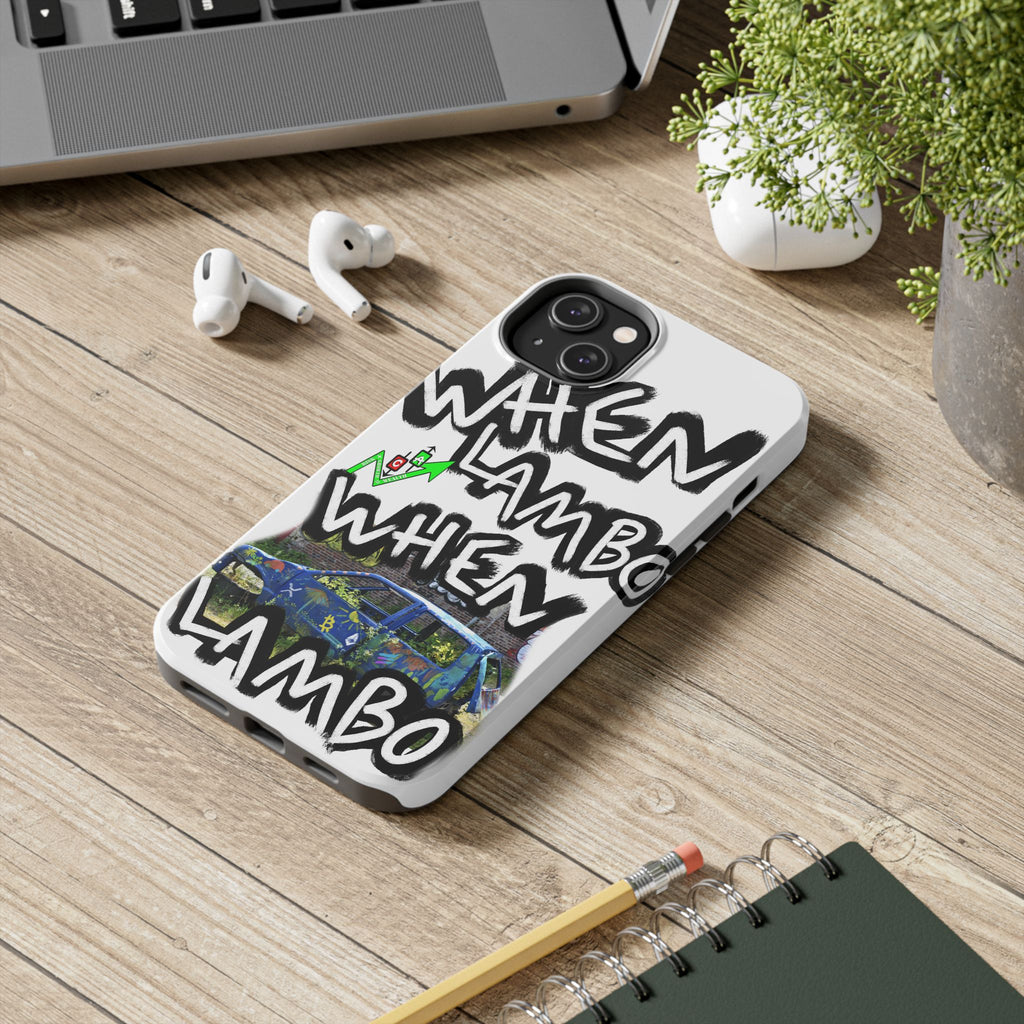 When Lambo Art Phone Case — Crypto Meme Tough Phone Case