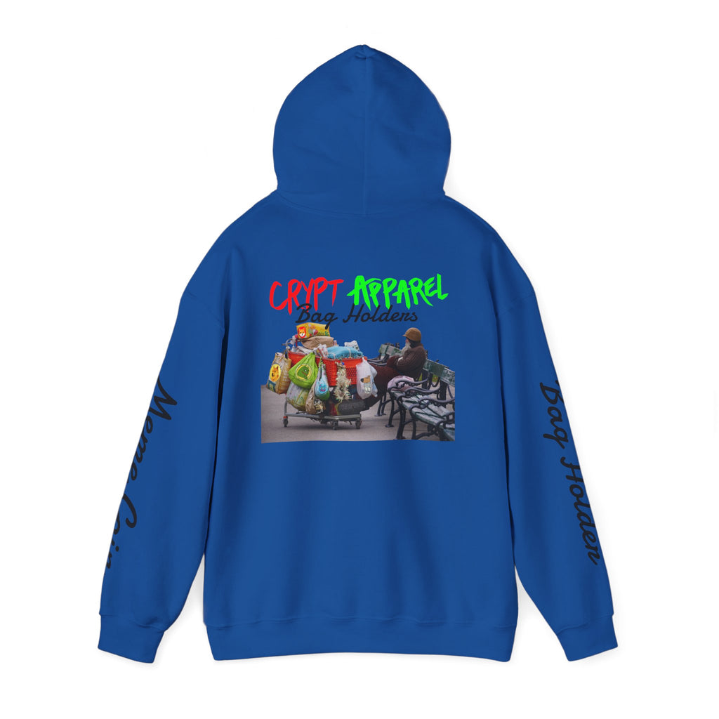 Bag Holders Meme Coin Crypto Hoodie — 'Crypt Apparel' Meme Coin Art