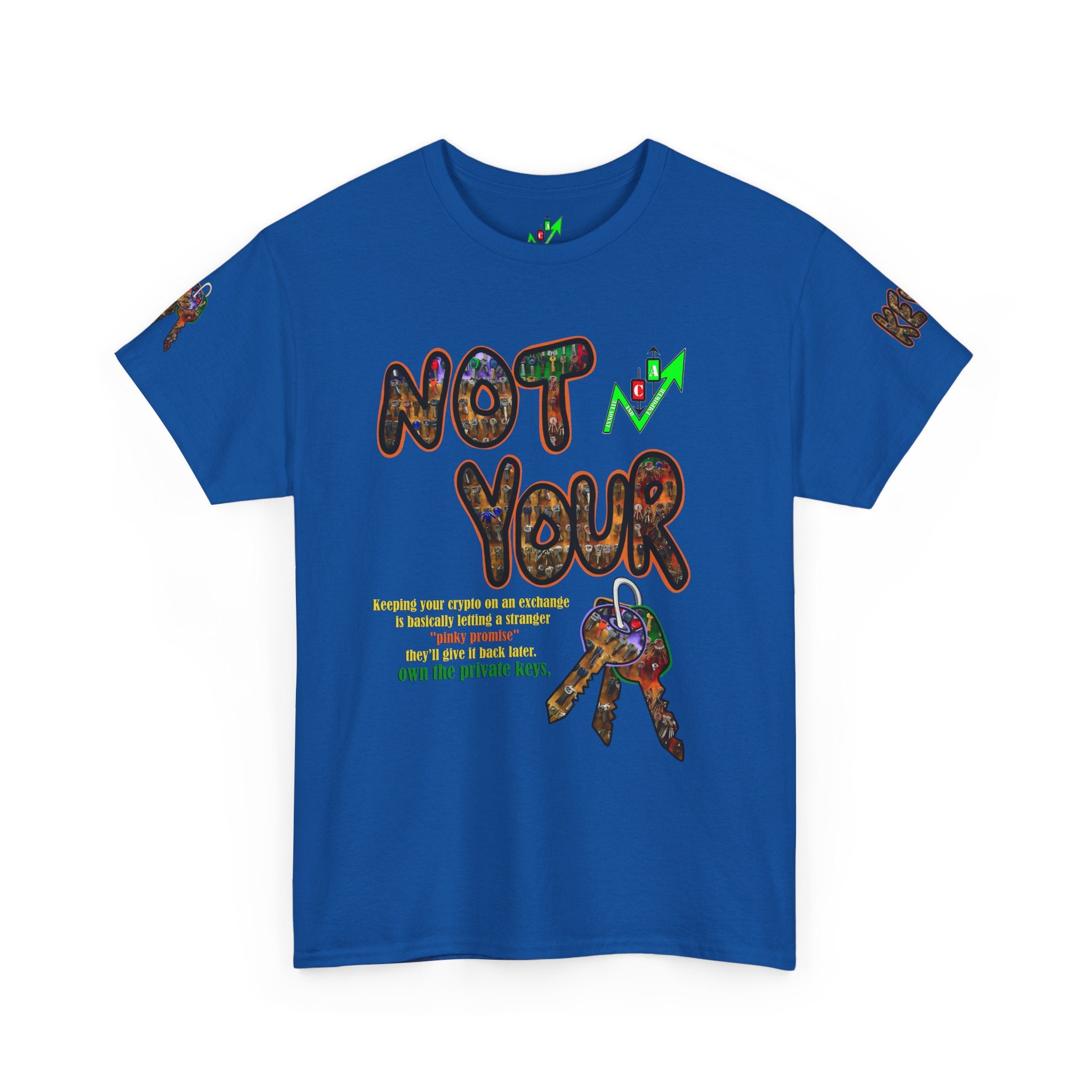 Not Your Keys Graphic Tee — "Crypt Apparel" Statement T-Shirt