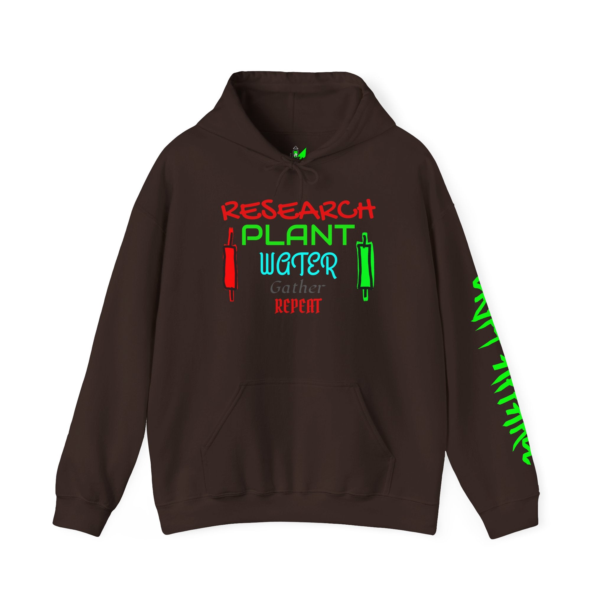 Growing Candles Crypto Hoodie | Crypt Apparel Nurturing Charts