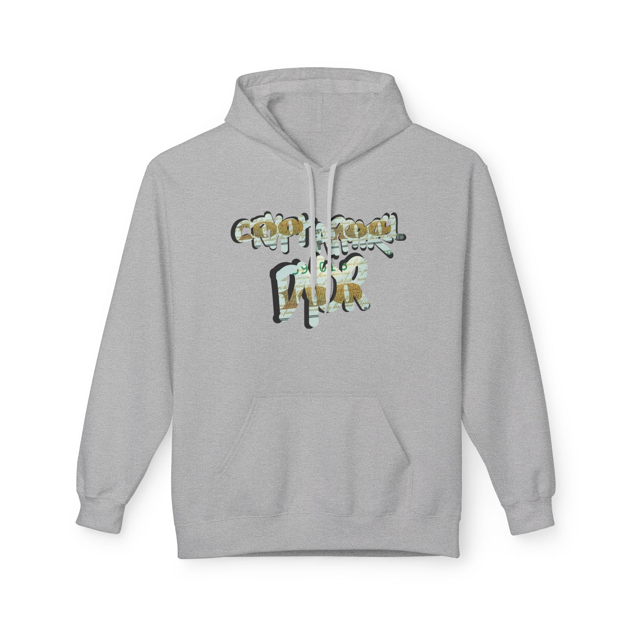 CA 100 Crypto Inspired Hoodie | Crypt Apparel Money Script Graphic Hooded Sweatshirt
