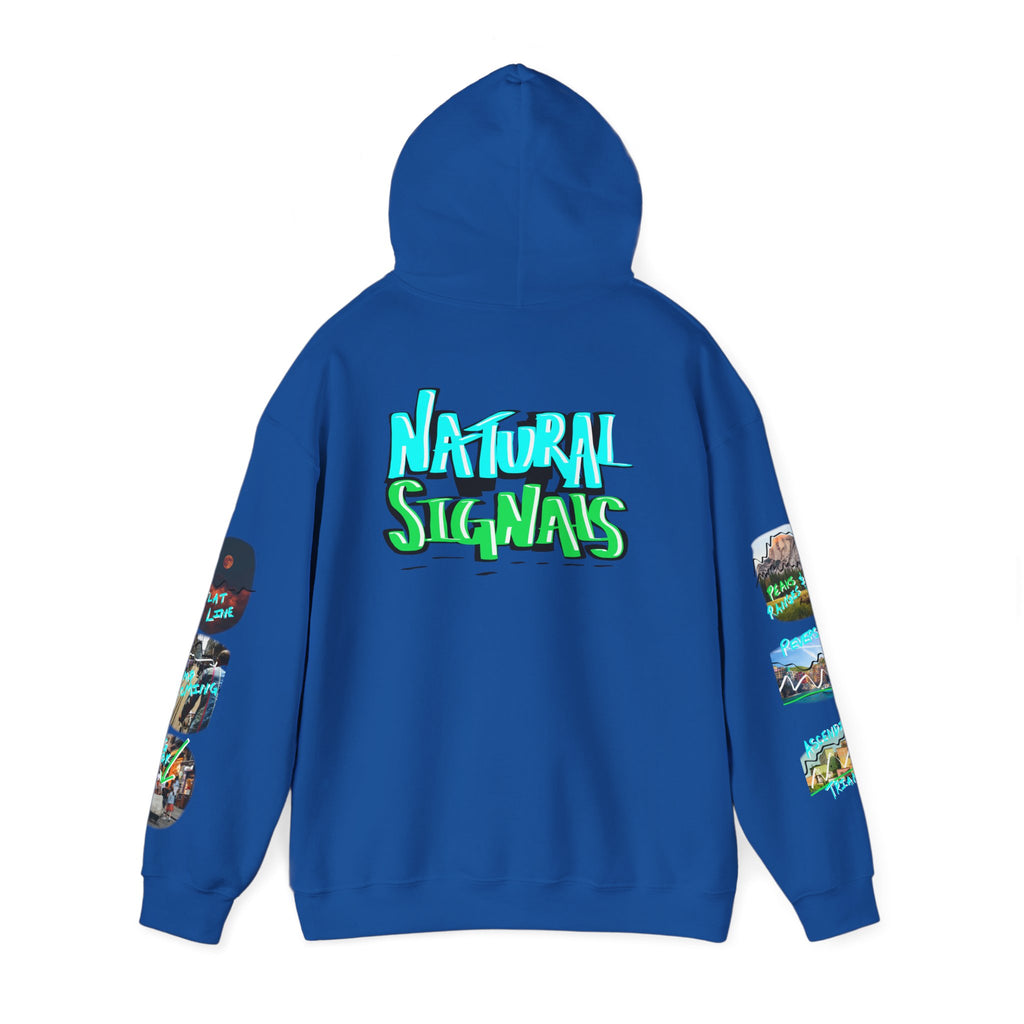 Natural Signals Crypto Trading Hoodie — 'Crypt Apparel' Graffiti Logo & 'Natural Signals'