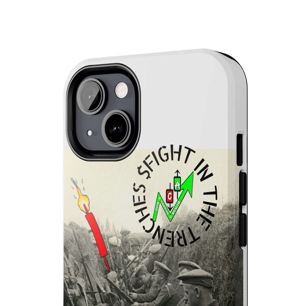 The Trenches Tough Phone Case — Crypt Apparel Trench Dog & Candle Design