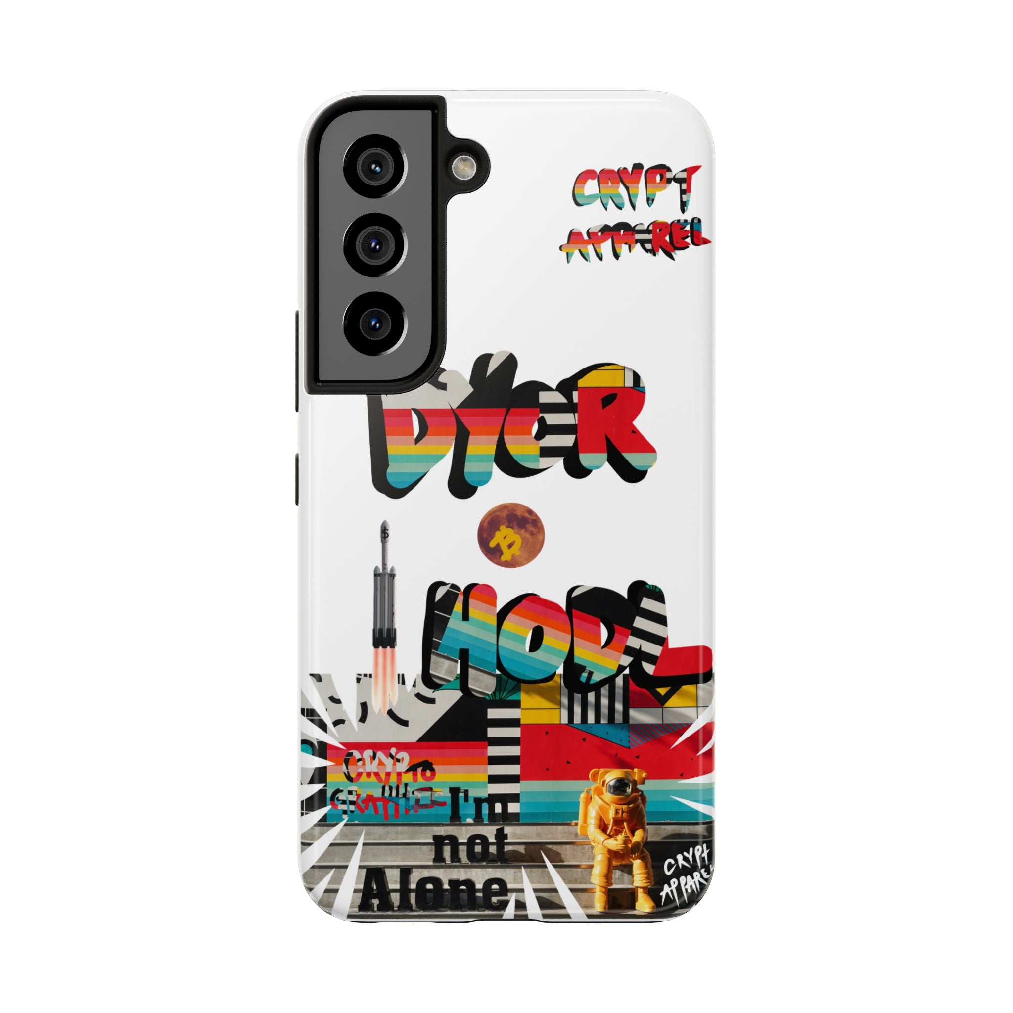 Urban Jungle Tough Phone Case — Crypt Apparel Collage Protective Cover