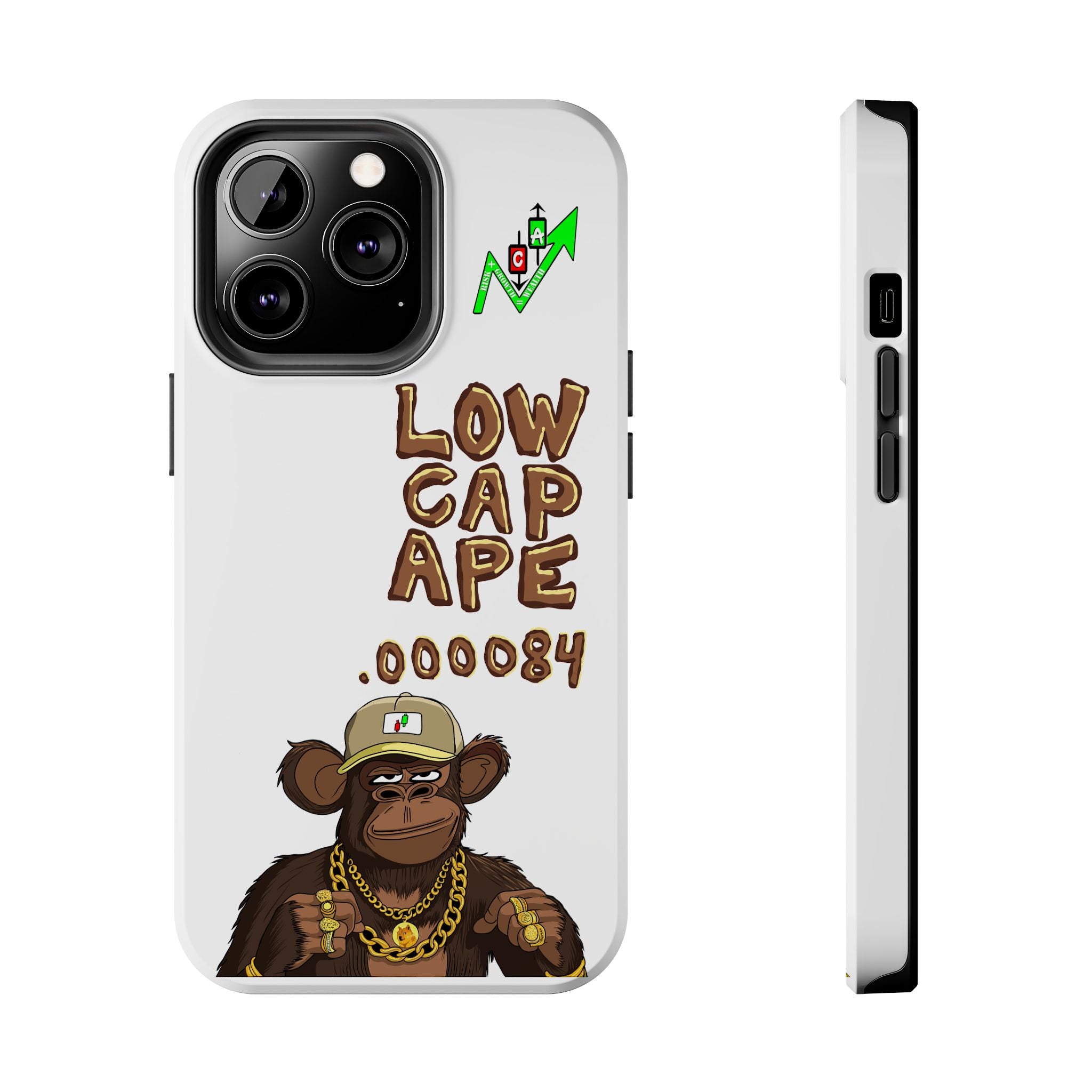 Low Cap Ape Phone Case — Crypto Ape Tough Phone Cover