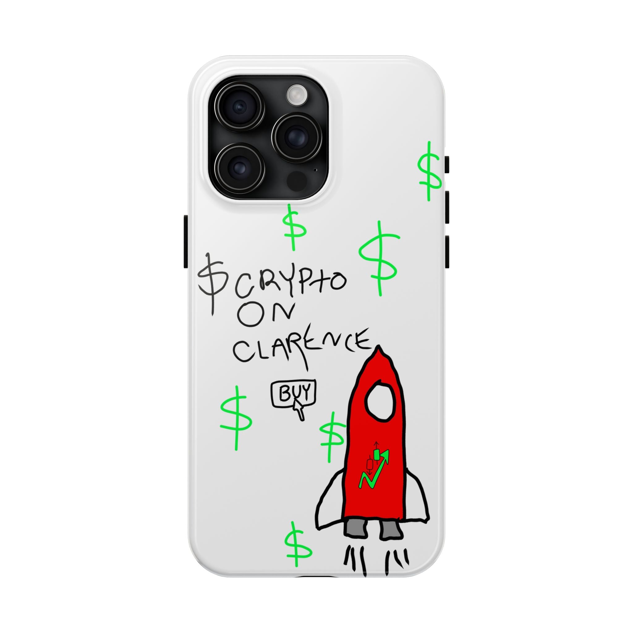Crypto On Clarence Phone Case — Crypt Apparel Degen Design