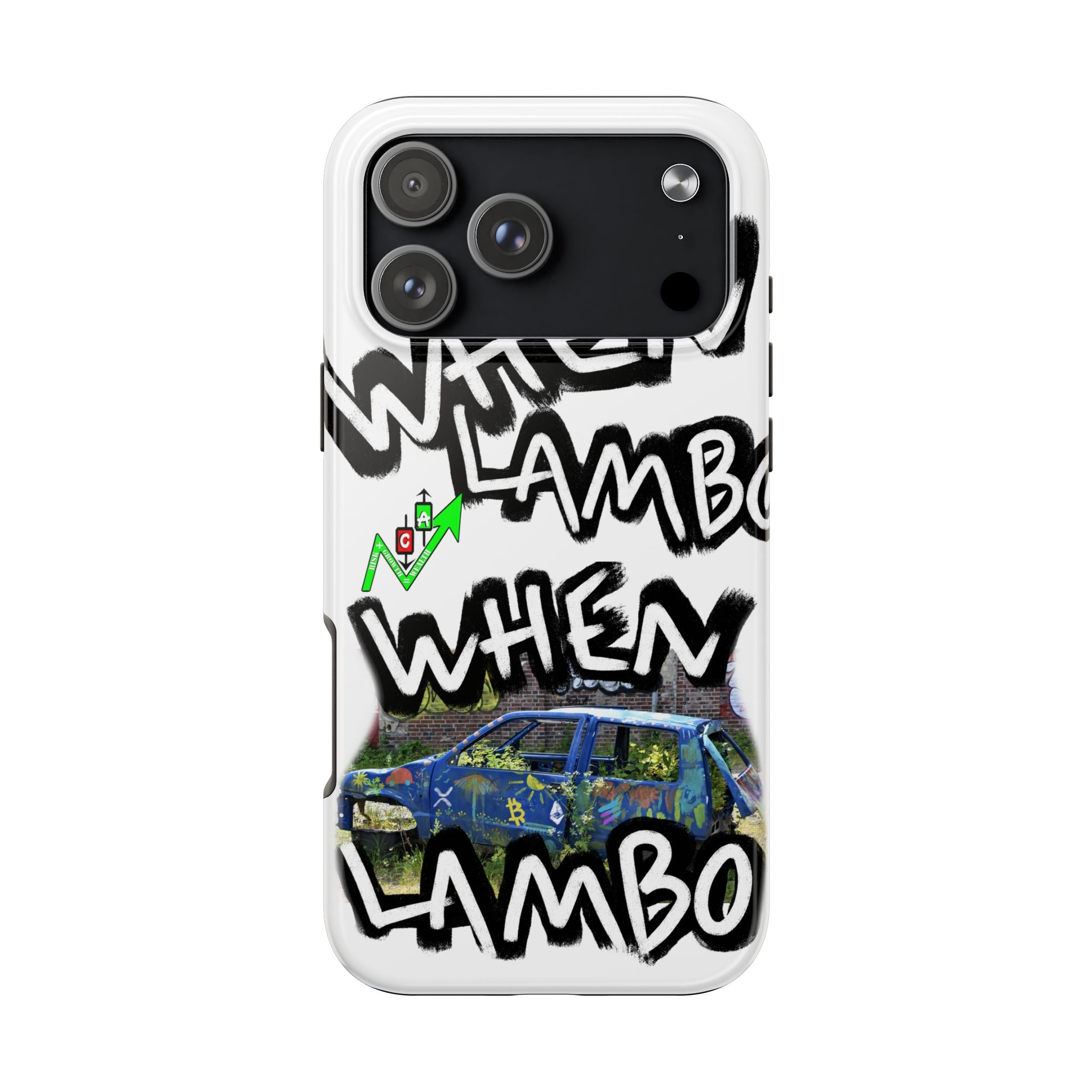 When Lambo Art Phone Case — Crypto Meme Tough Phone Case