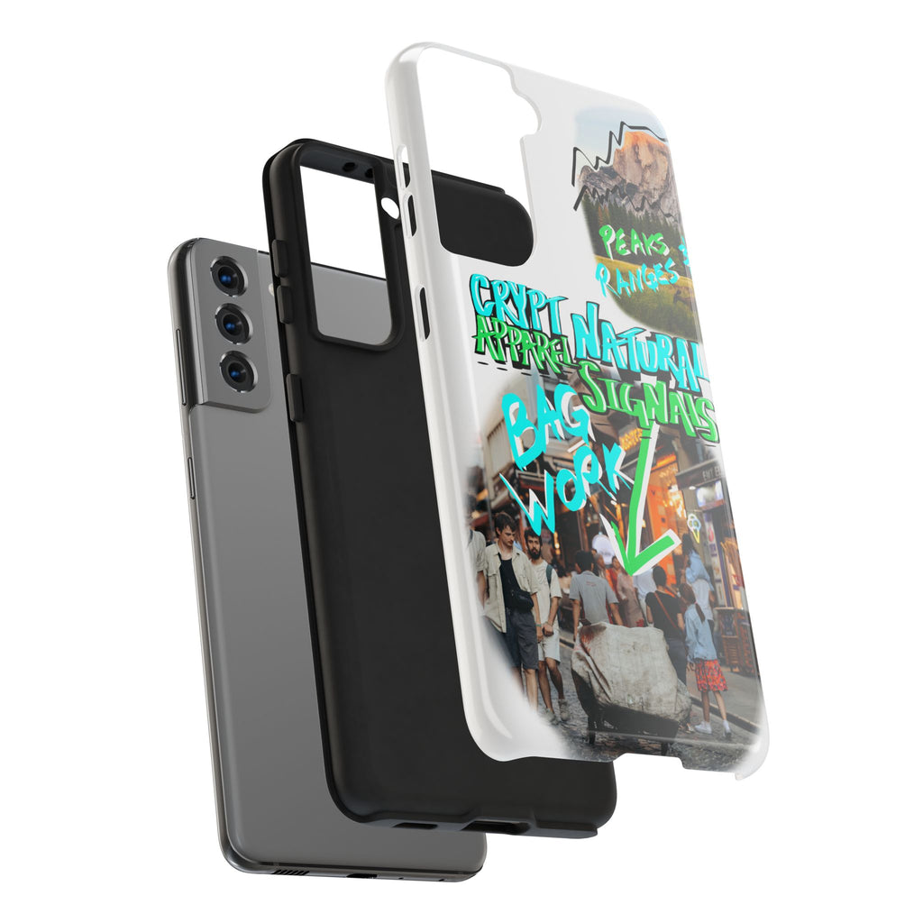 Natural Signals Tough Phone Case — Crypt Apparel Street Collage Design