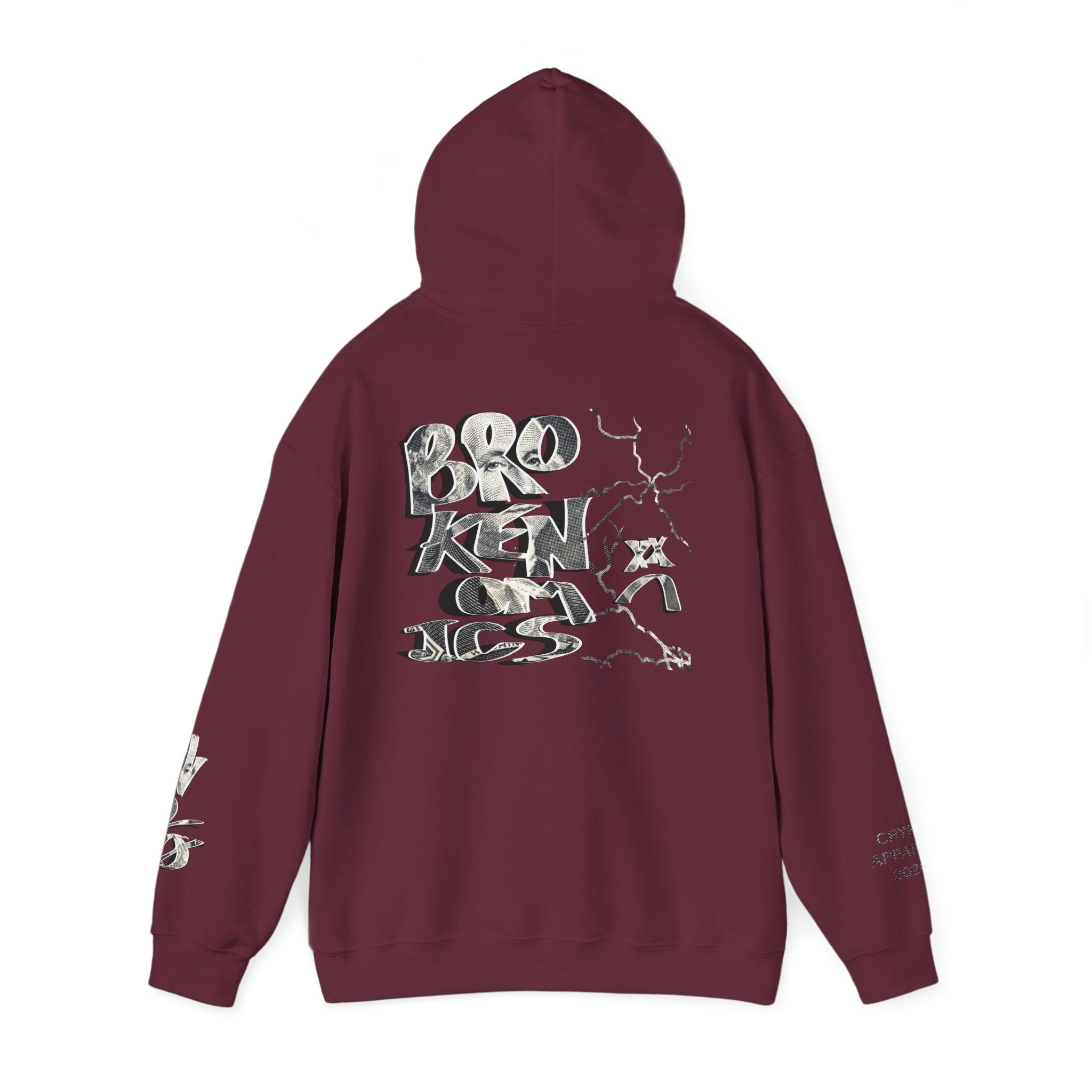 Brokenomics Crypto Hoodie — Straight to Zero trading sweatshirt "Crypt Apparel"