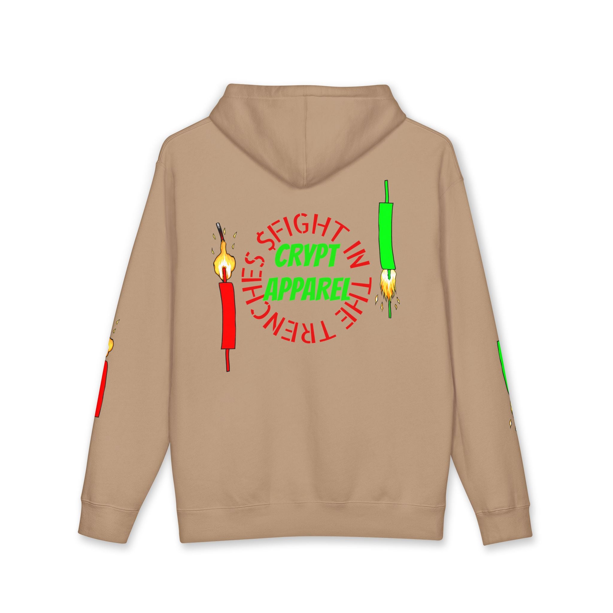 The Trenches Hoodie — 'Crypt Apparel' Graphic Hooded Sweatshirt