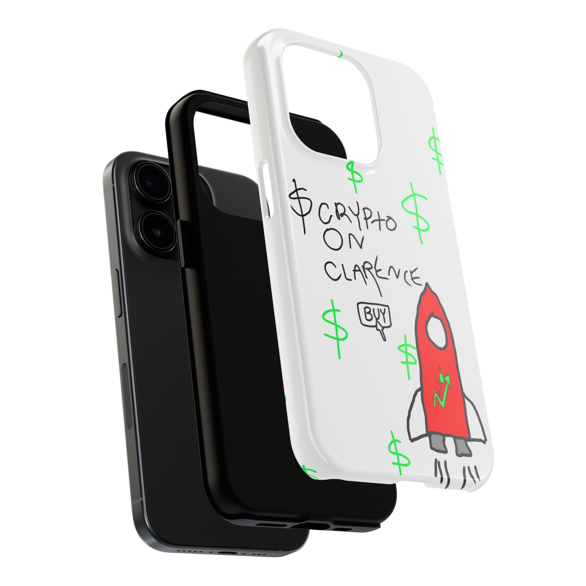Crypto On Clarence Phone Case — Crypt Apparel Degen Design