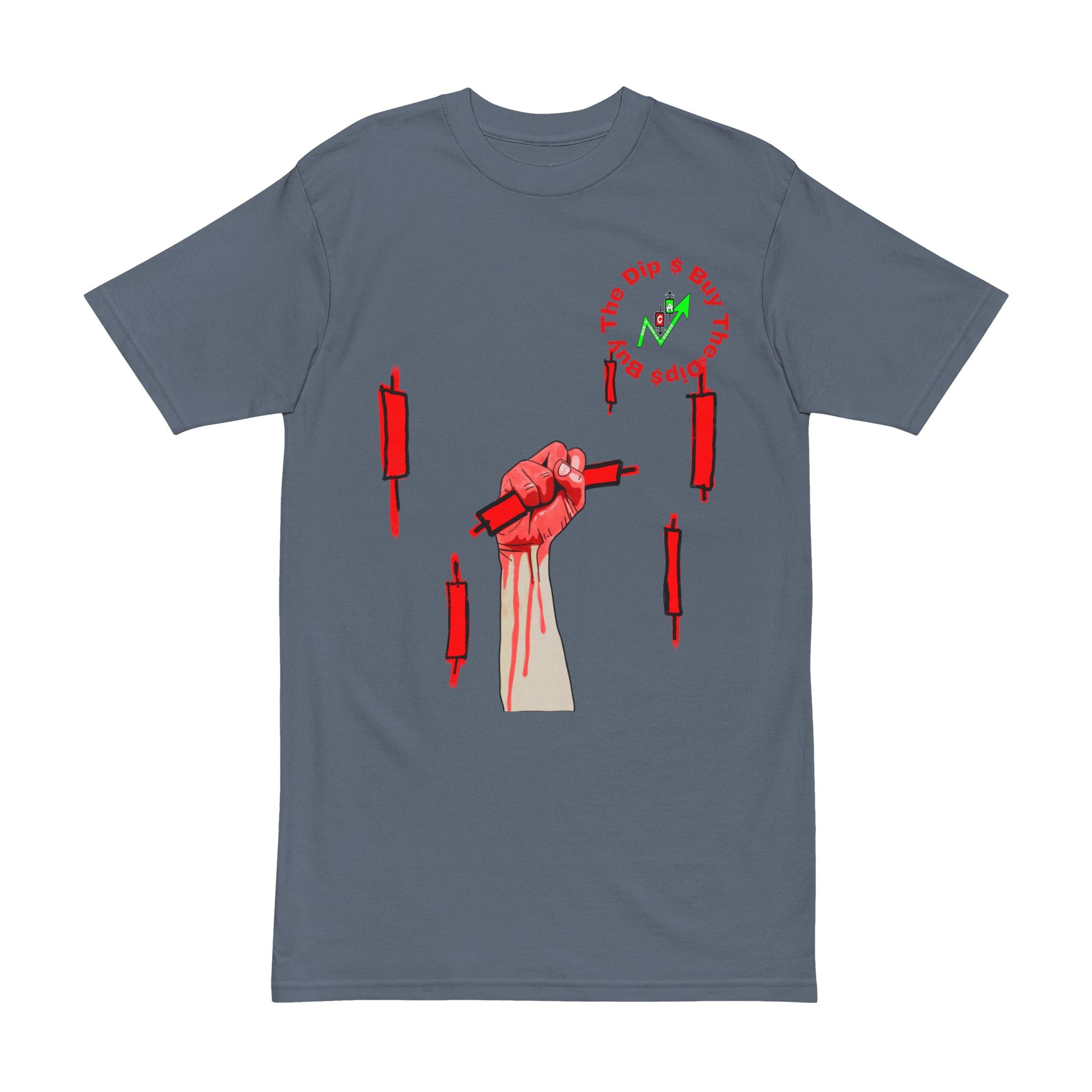 Catching Daggers Crypto Graphic Tee — Crypt Apparel trading-Inspired T-Shirt
