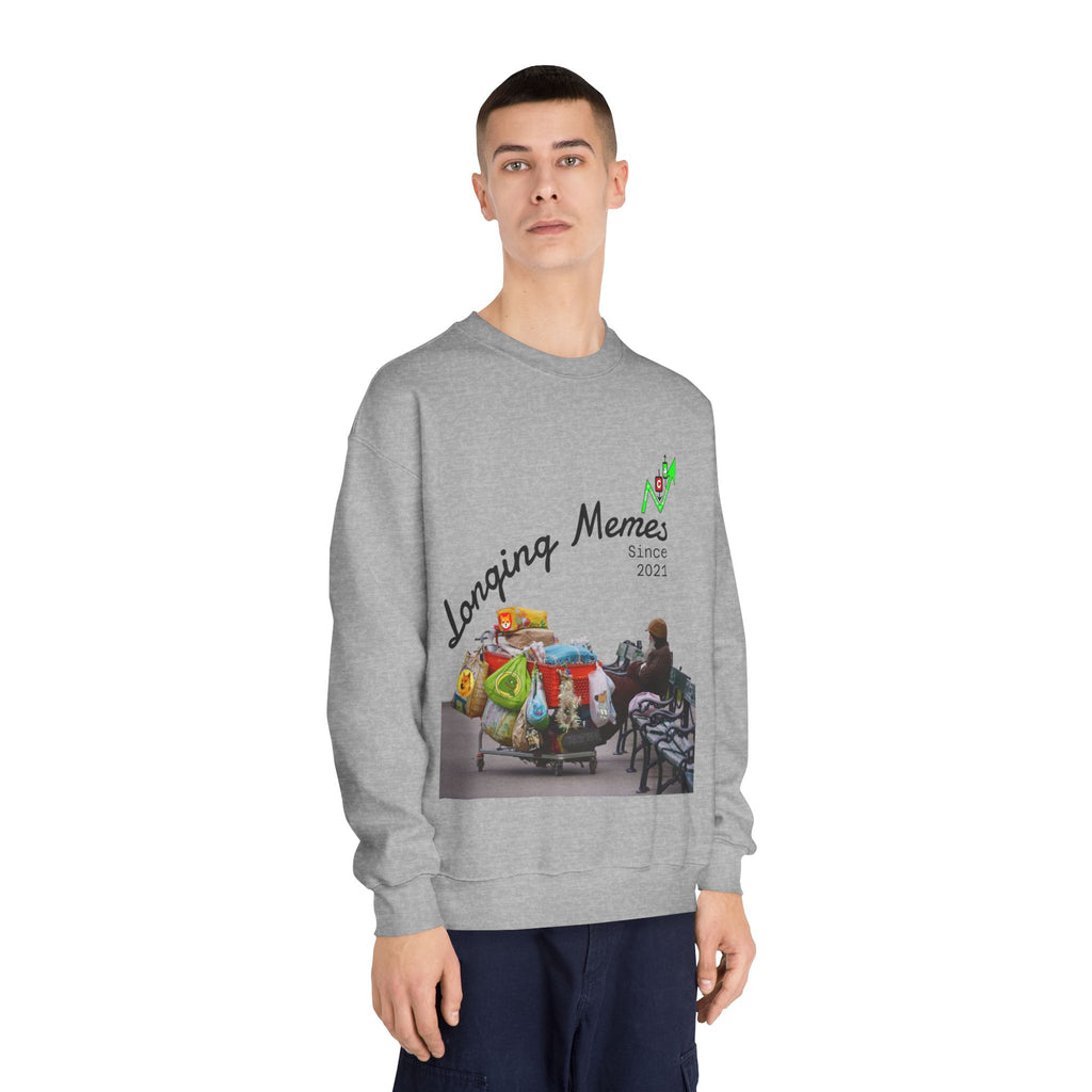 Bag Holders Meme Coin Crypto Crewneck Sweatshirt — "Crypt Apparel" Graphic