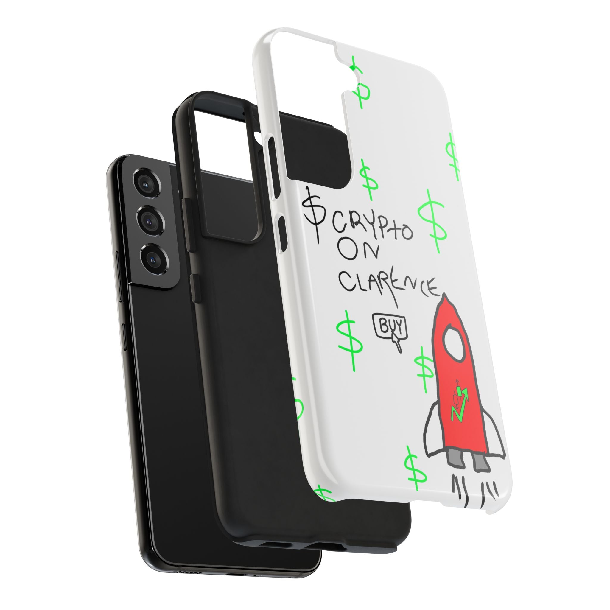 Crypto On Clarence Phone Case — Crypt Apparel Degen Design