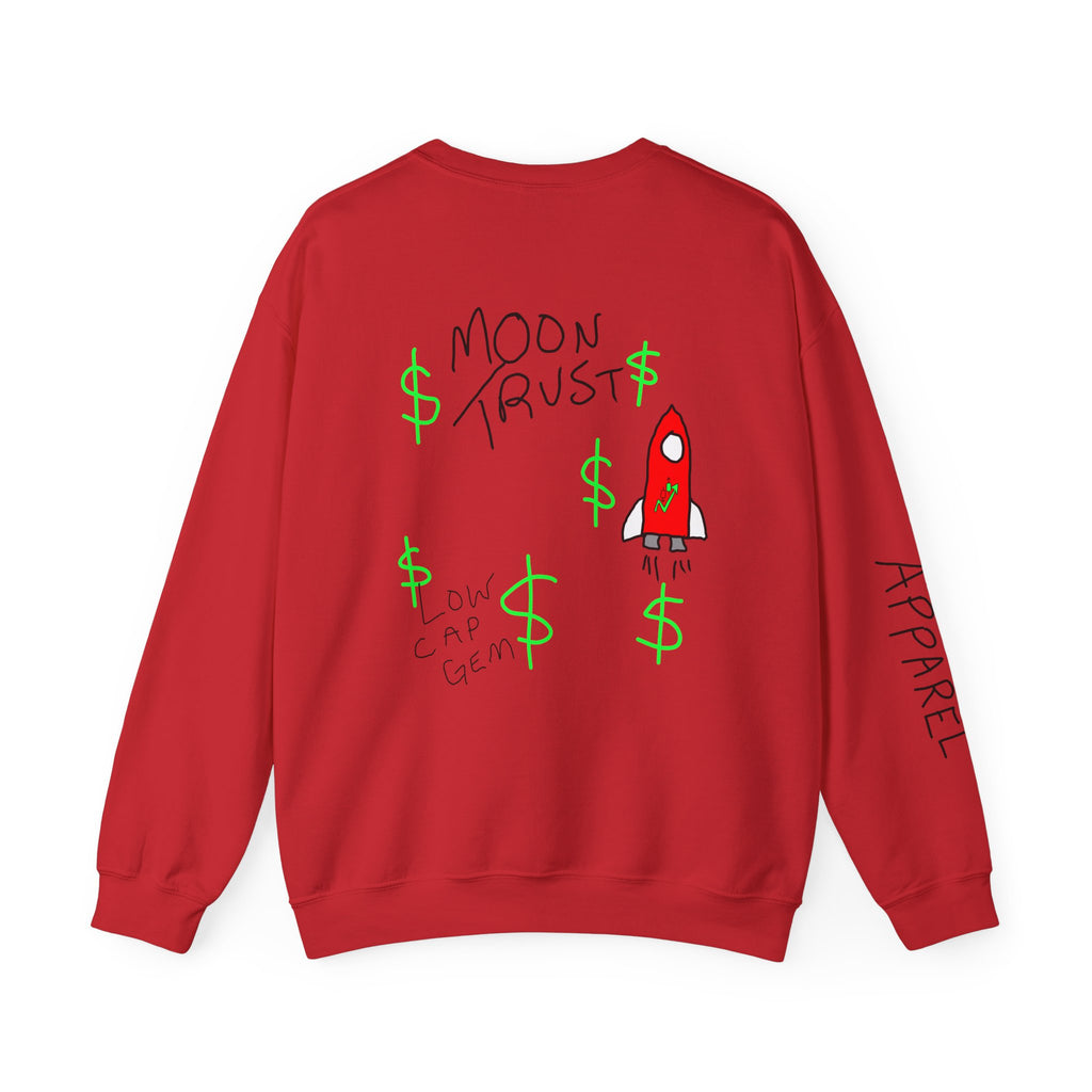 Crypto On Clarence Crewneck Sweatshirt — Crypt Apparel Design