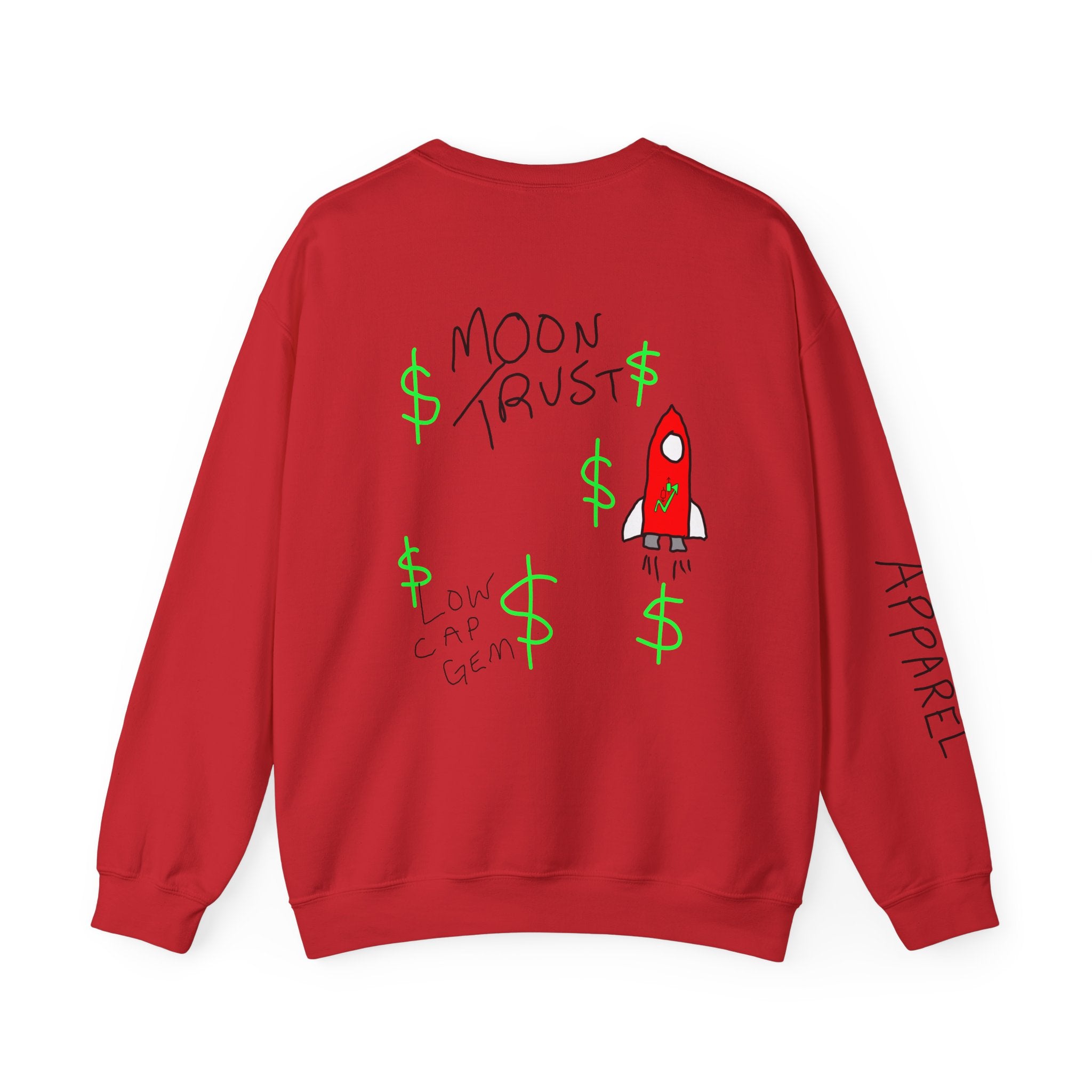 Crypto On Clarence Crewneck Sweatshirt — Crypt Apparel Design